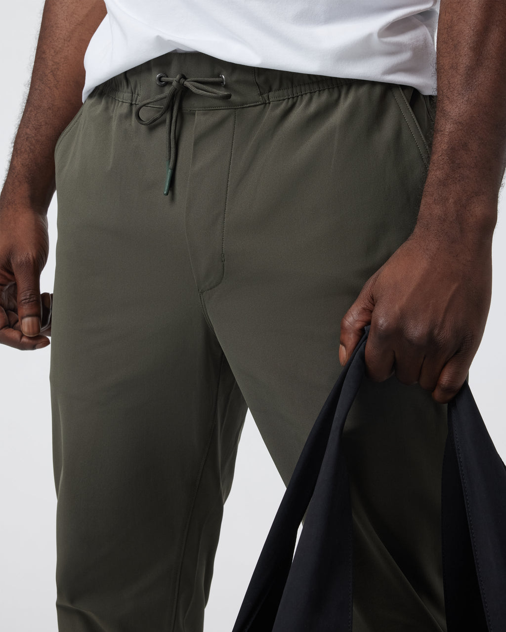 Meta Elastic Waist Pant | Dark Oregano
