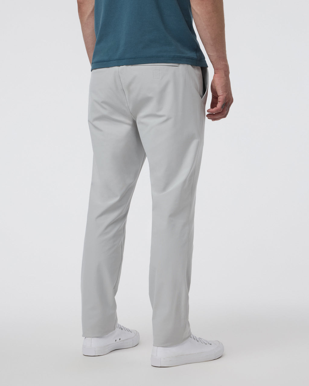 Meta Elastic Waist Pant | Sky Grey