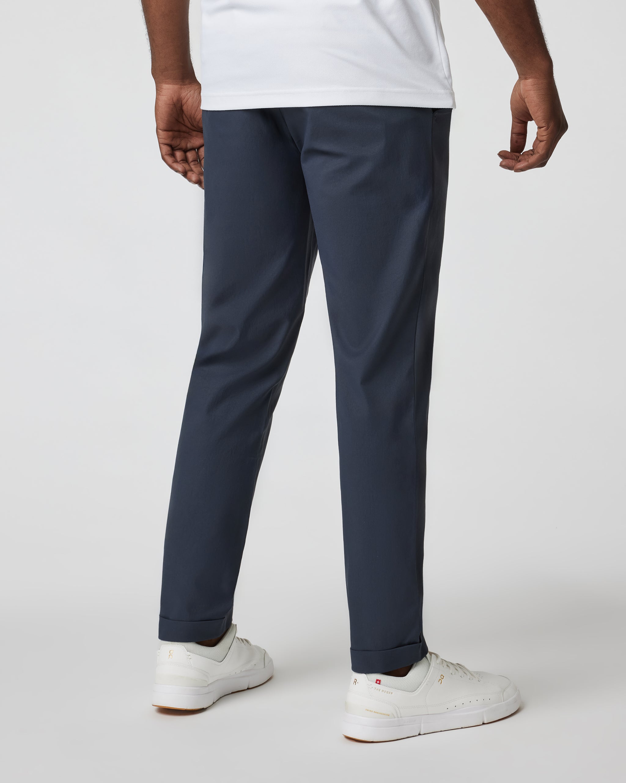 Cascade Elastic Waist Trouser | Navy