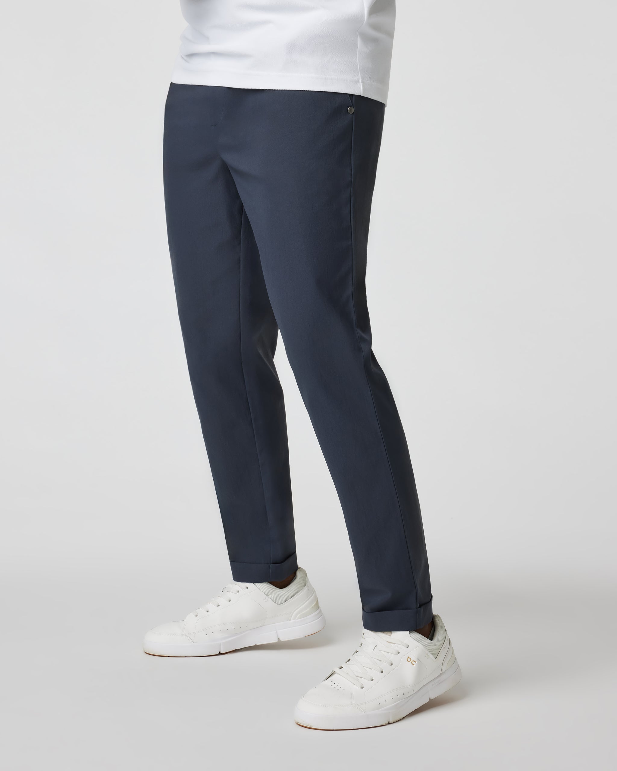 Cascade Elastic Waist Trouser | Navy