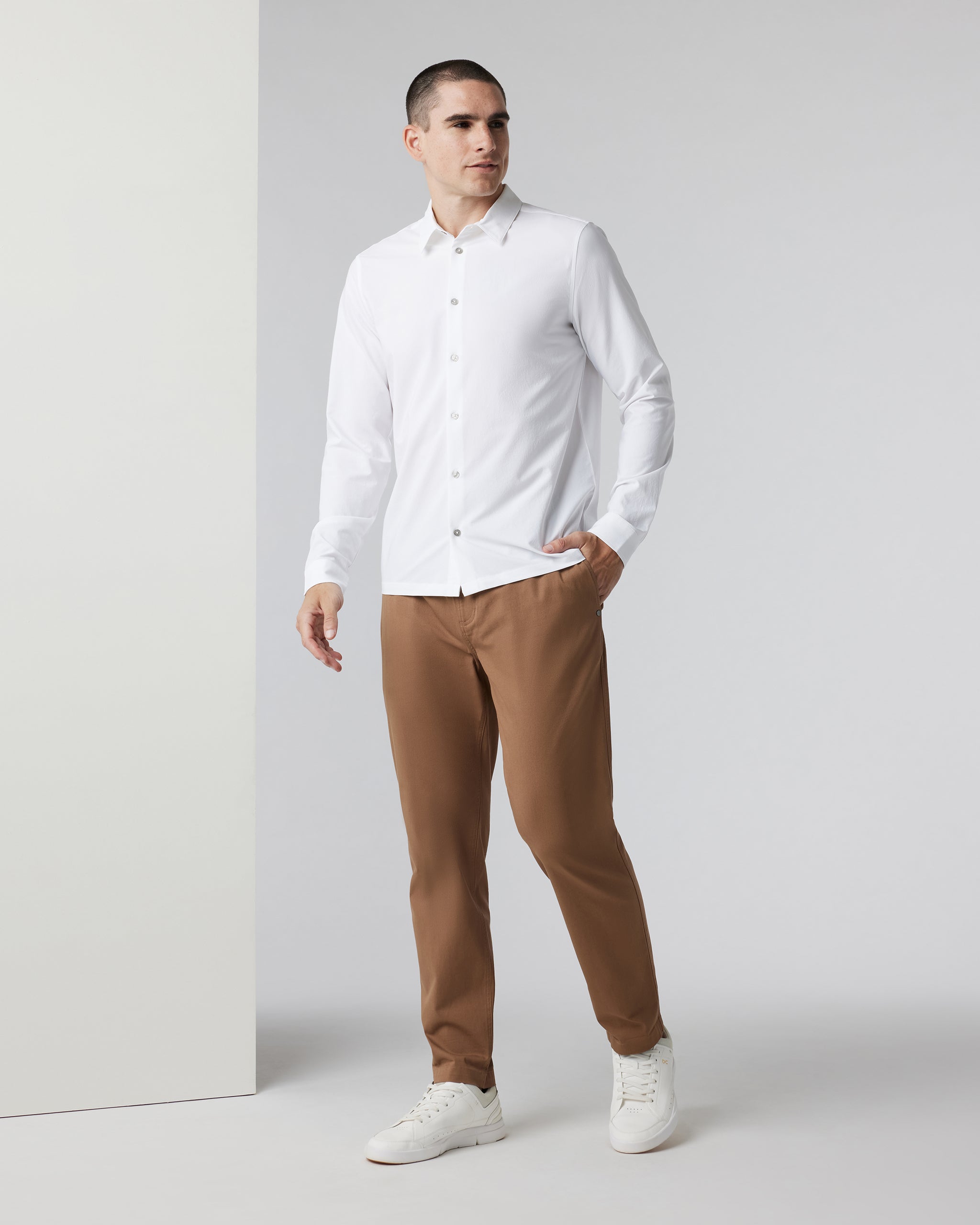 All Ways Elastic Waist Pant | Pecan
