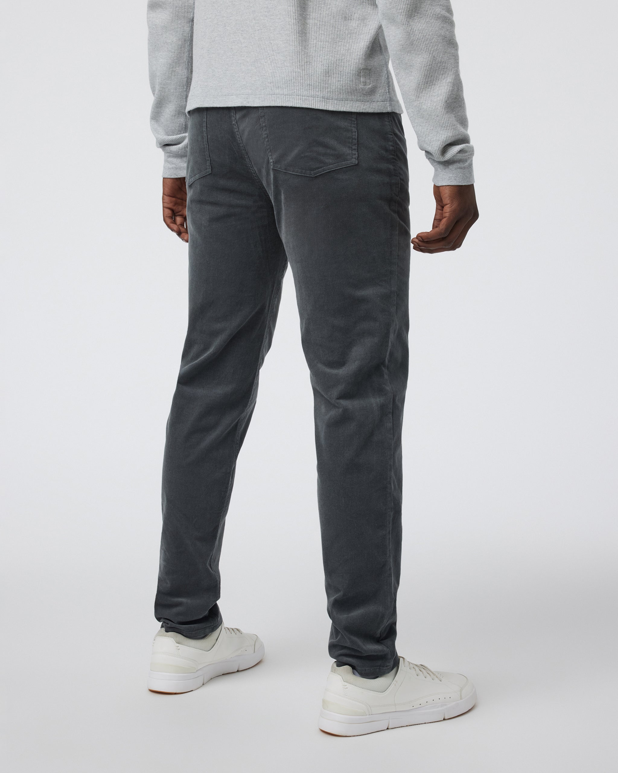 Optimist 5 Pocket Cord Pant | Dark Pewter