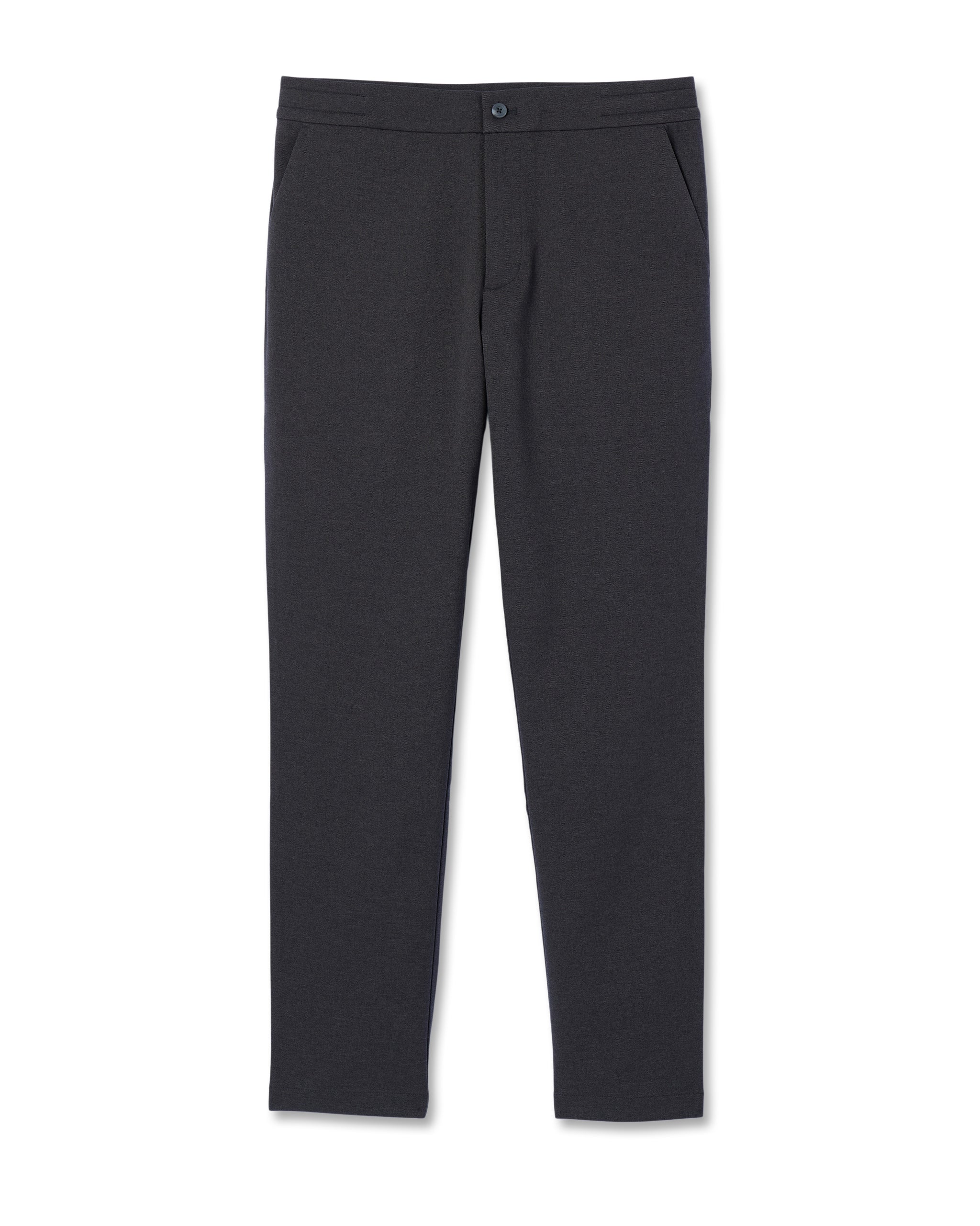 Zurich Elastic Waist Trouser | Dark Pewter Heather