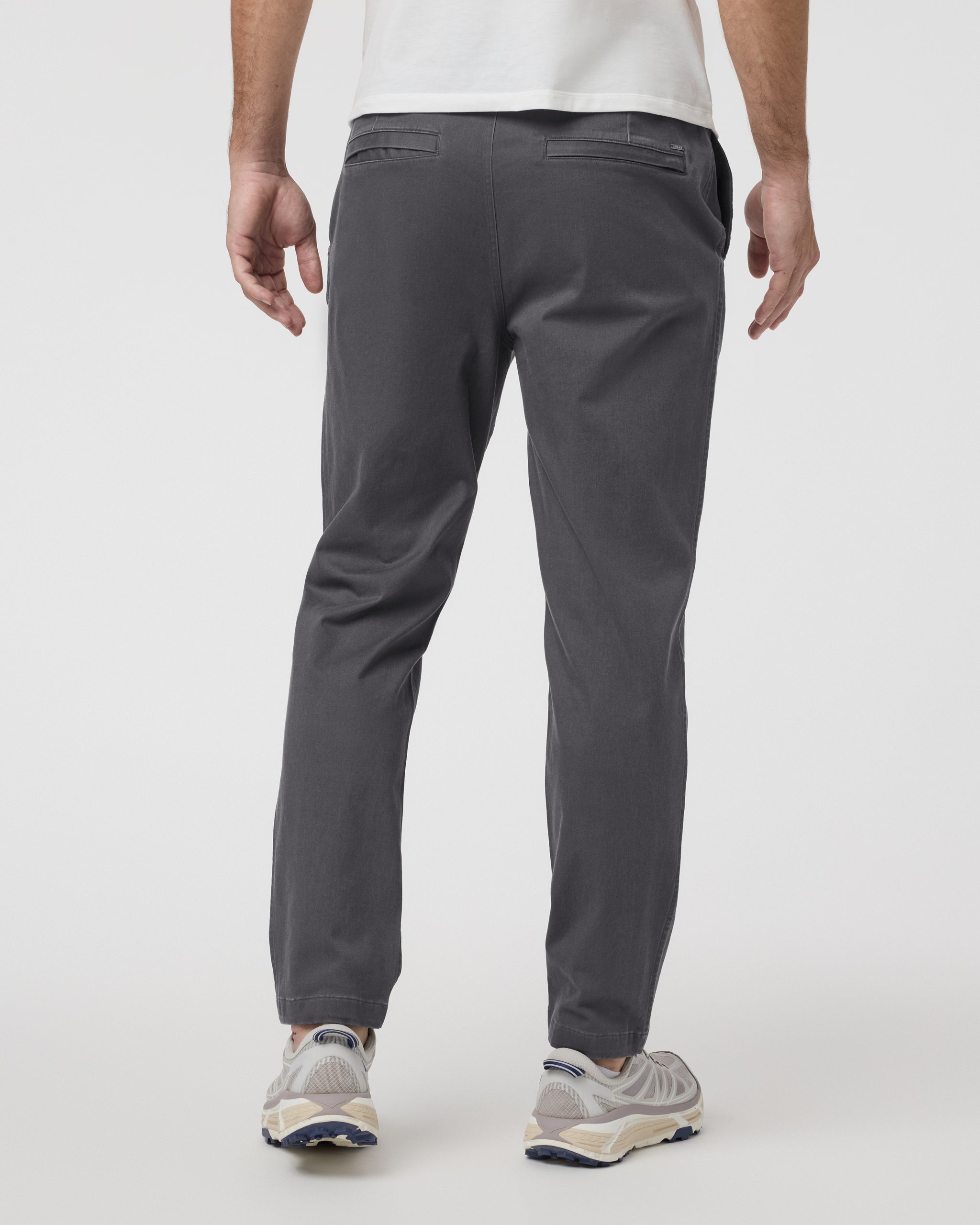 Fletcher Elastic Waist Pant Athletic Slim Fit 30" | Dark Pewter