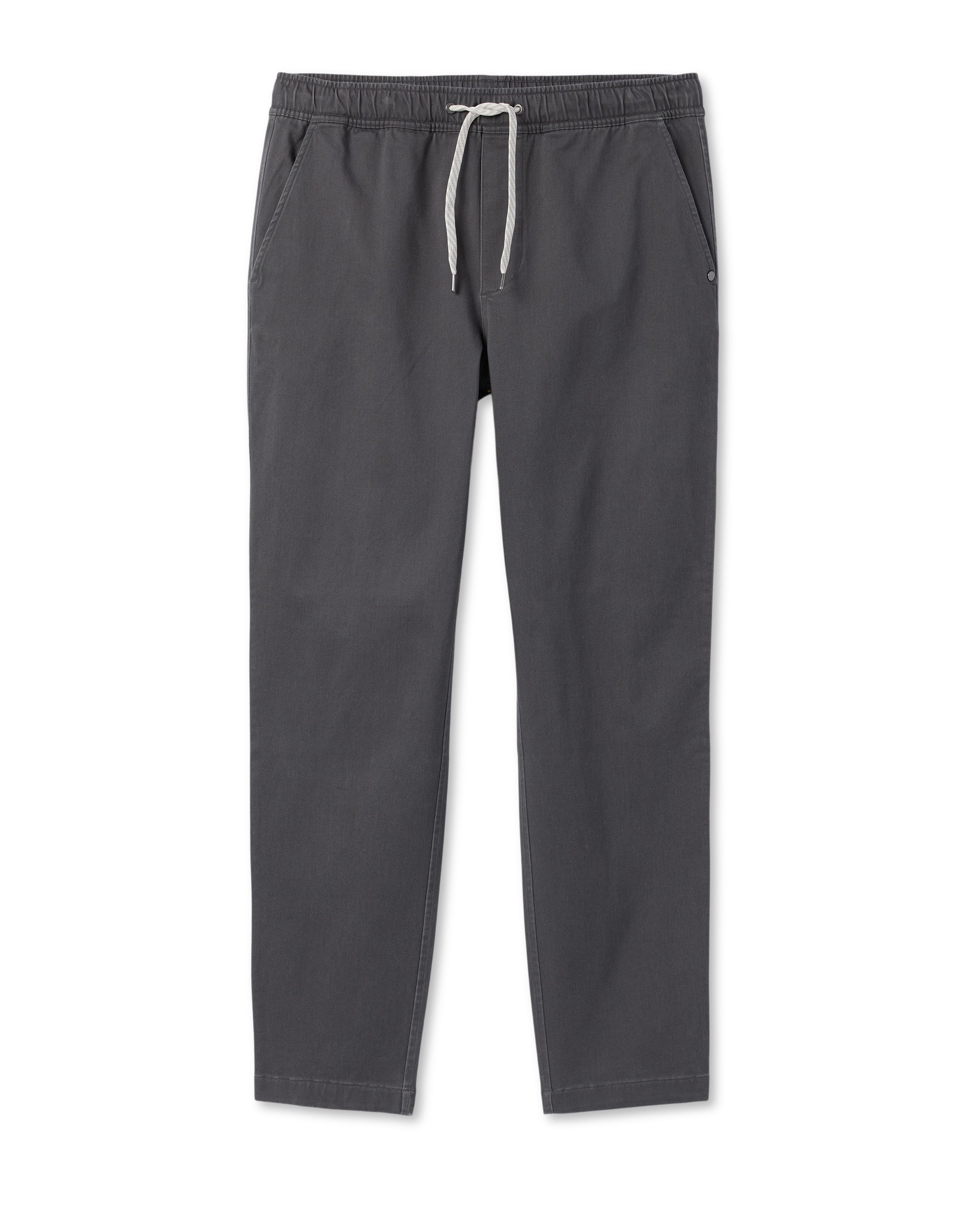 Fletcher Elastic Waist Pant Athletic Slim Fit 30" | Dark Pewter