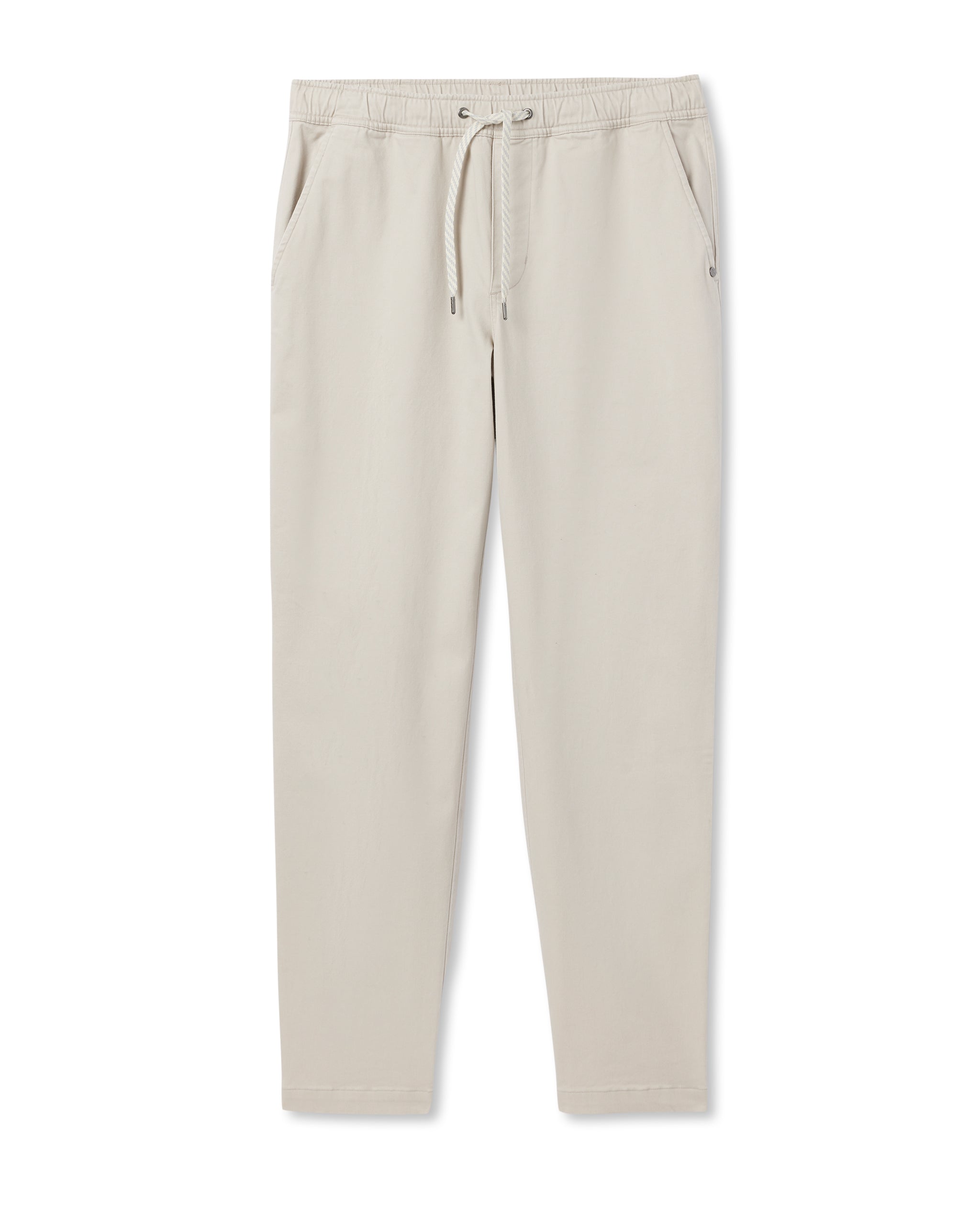Fletcher Elastic Waist Pant Athletic Slim Fit 30" | Oatmeal