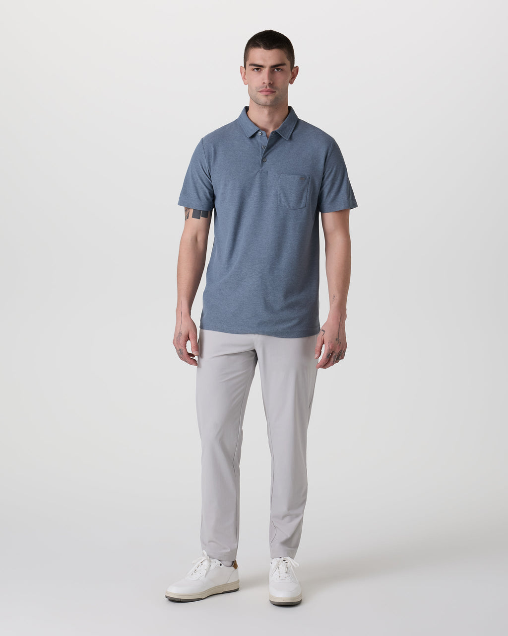 Fleet Chino Pant Athletic Slim 30" | Fog
