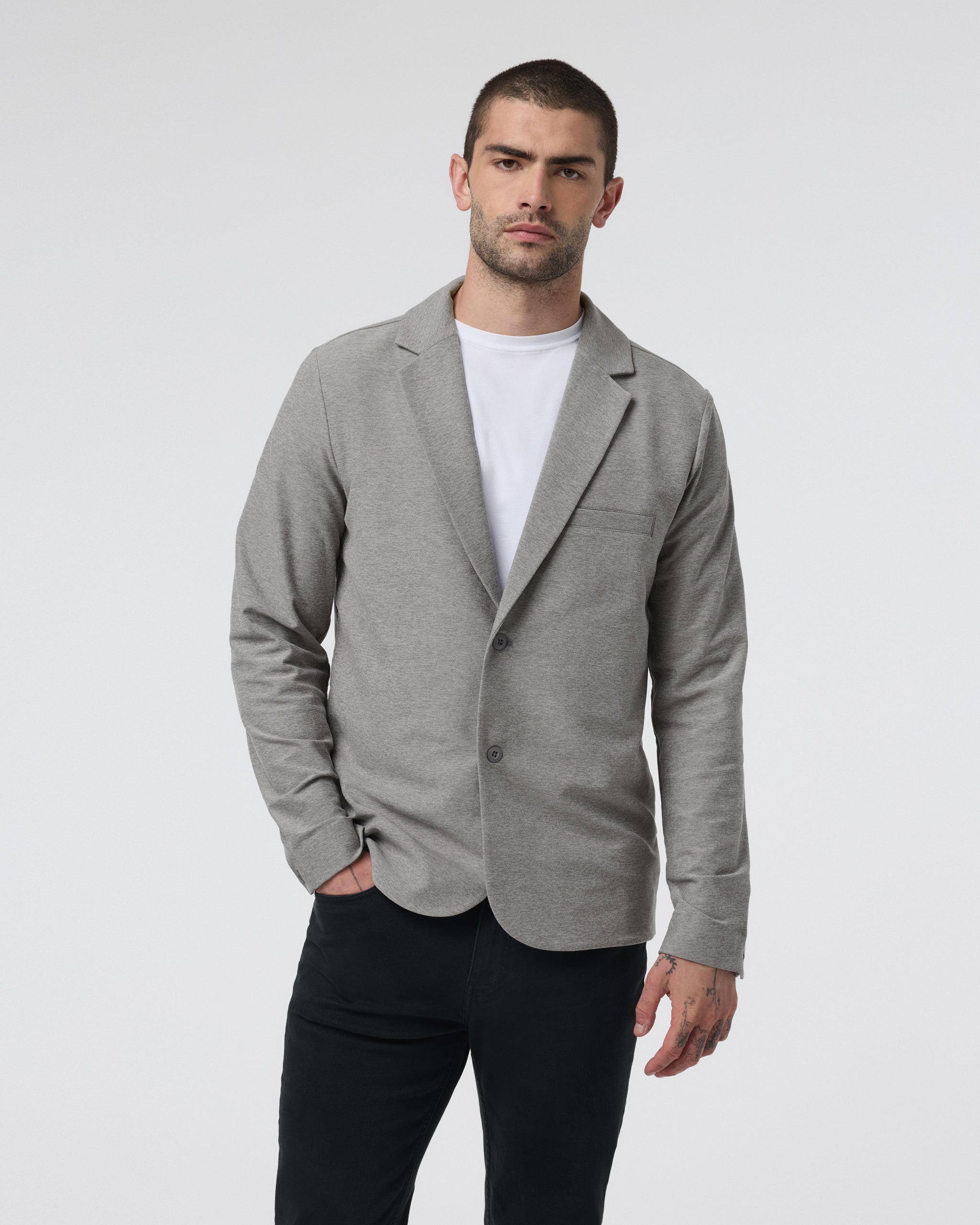 Elevation Blazer | Shiitake Heather