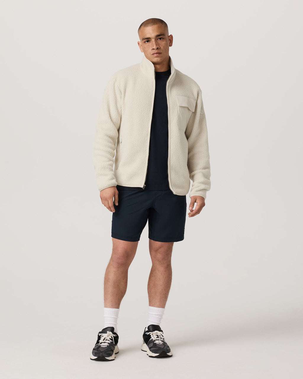 Alpine Fleece Full Zip | Bone
