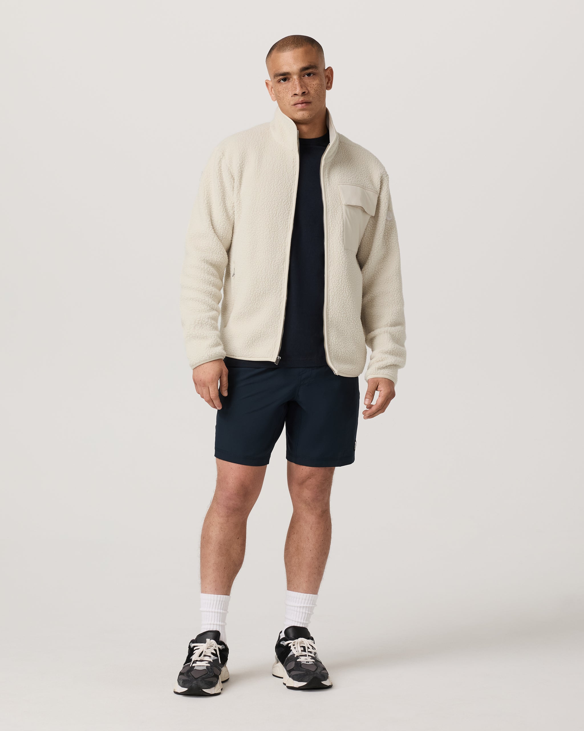 Alpine Fleece Full Zip | Bone