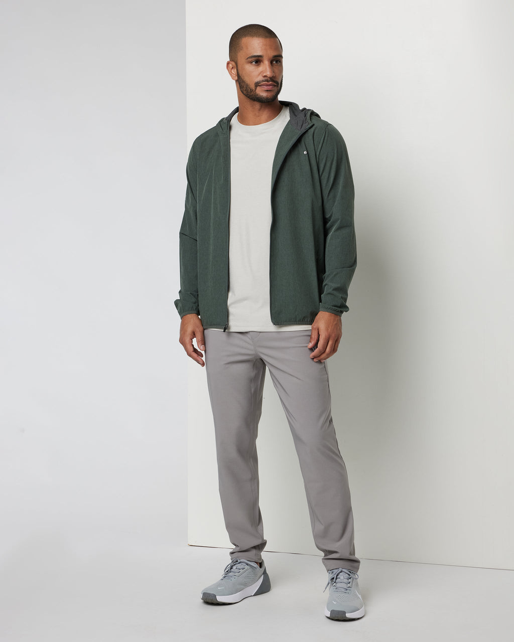 Outdoor Trainer Shell | Aspen Linen Texture