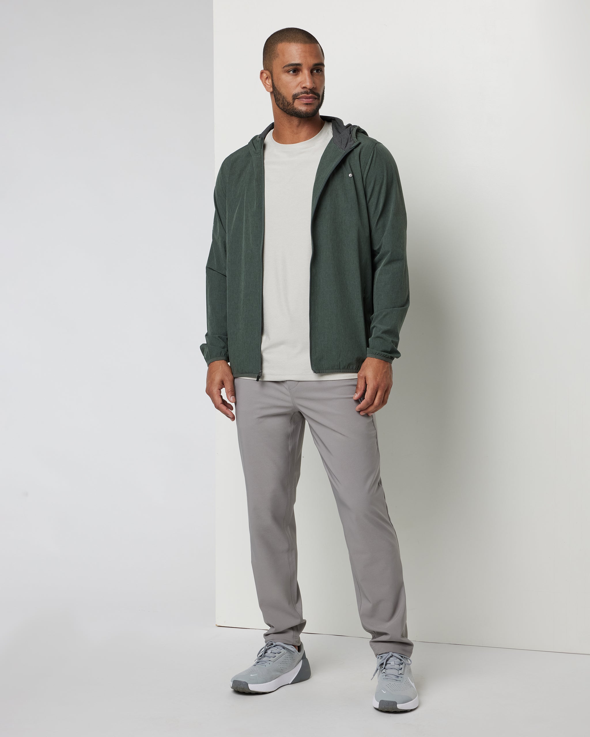 Outdoor Trainer Shell | Aspen Linen Texture