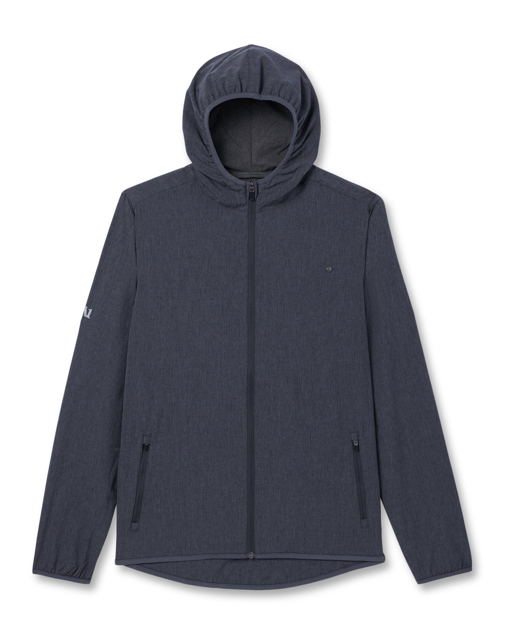 Outdoor Trainer Shell | Dark Pewter Linen Texture