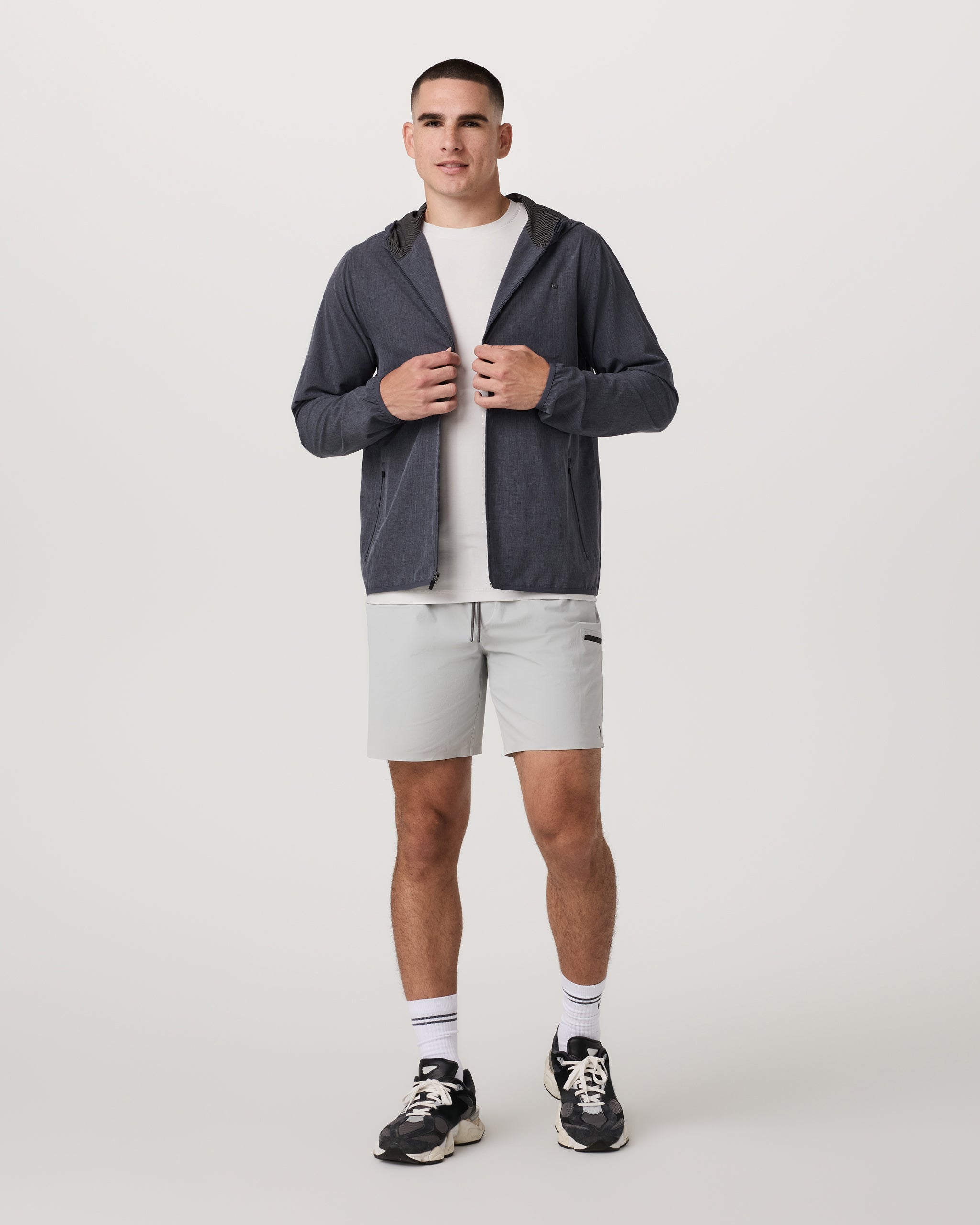 Outdoor Trainer Shell | Moonlight Linen Texture