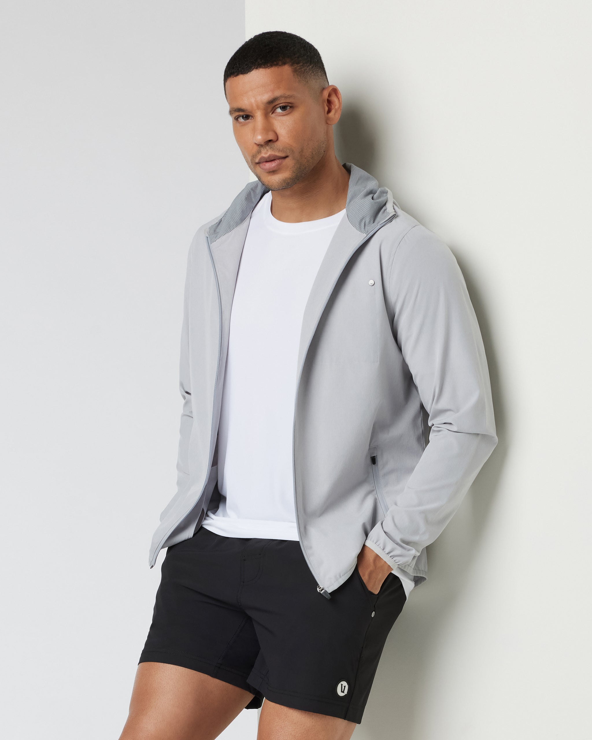 Outdoor Trainer Shell | Platinum Linen Texture