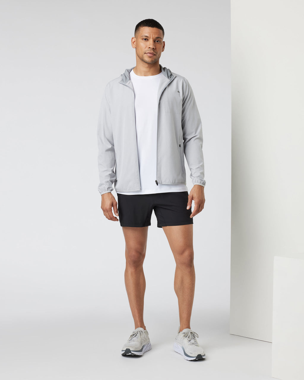 Outdoor Trainer Shell | Platinum Linen Texture