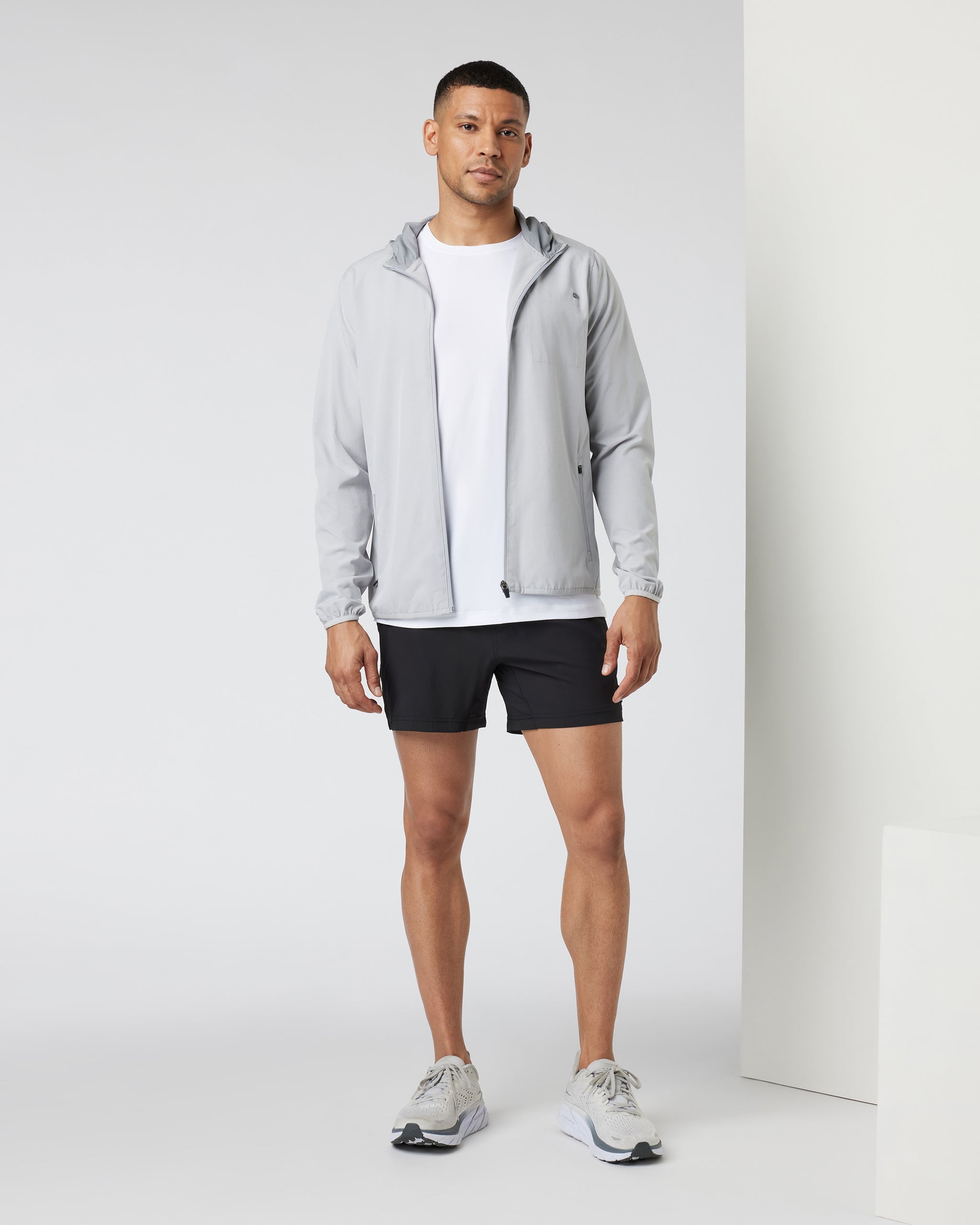 Outdoor Trainer Shell | Platinum Linen Texture