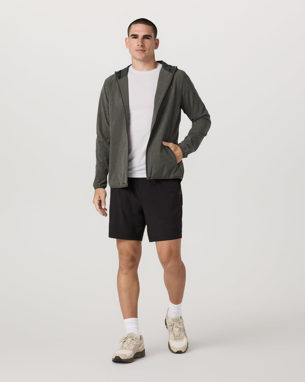 Outdoor Trainer Shell | Root Linen Texture