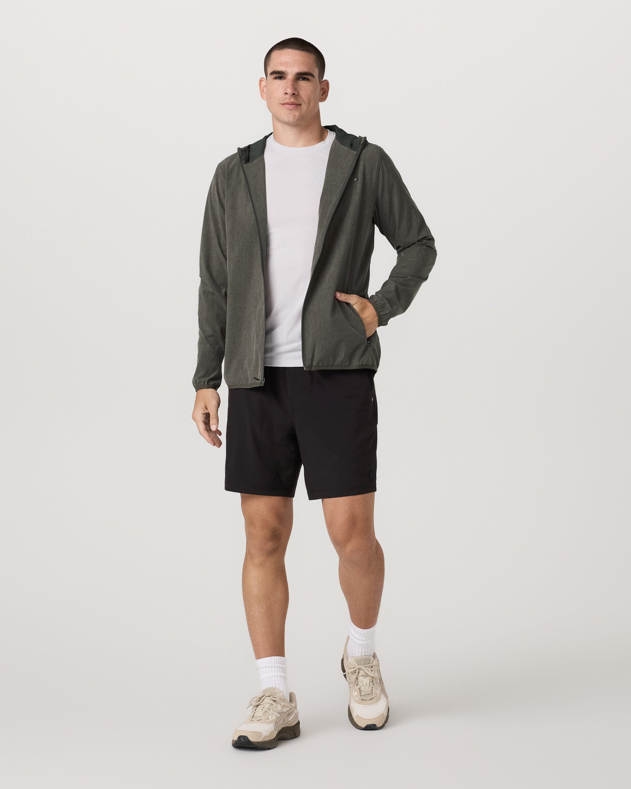 Outdoor Trainer Shell | Root Linen Texture