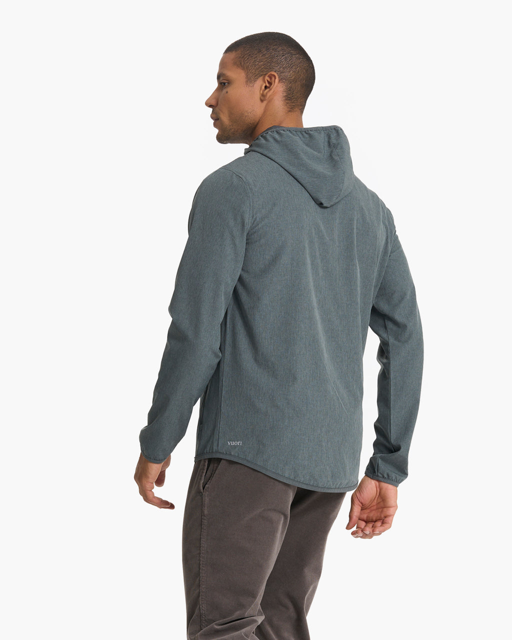 Outdoor Trainer Shell | Smoked Beryl Linen Texture