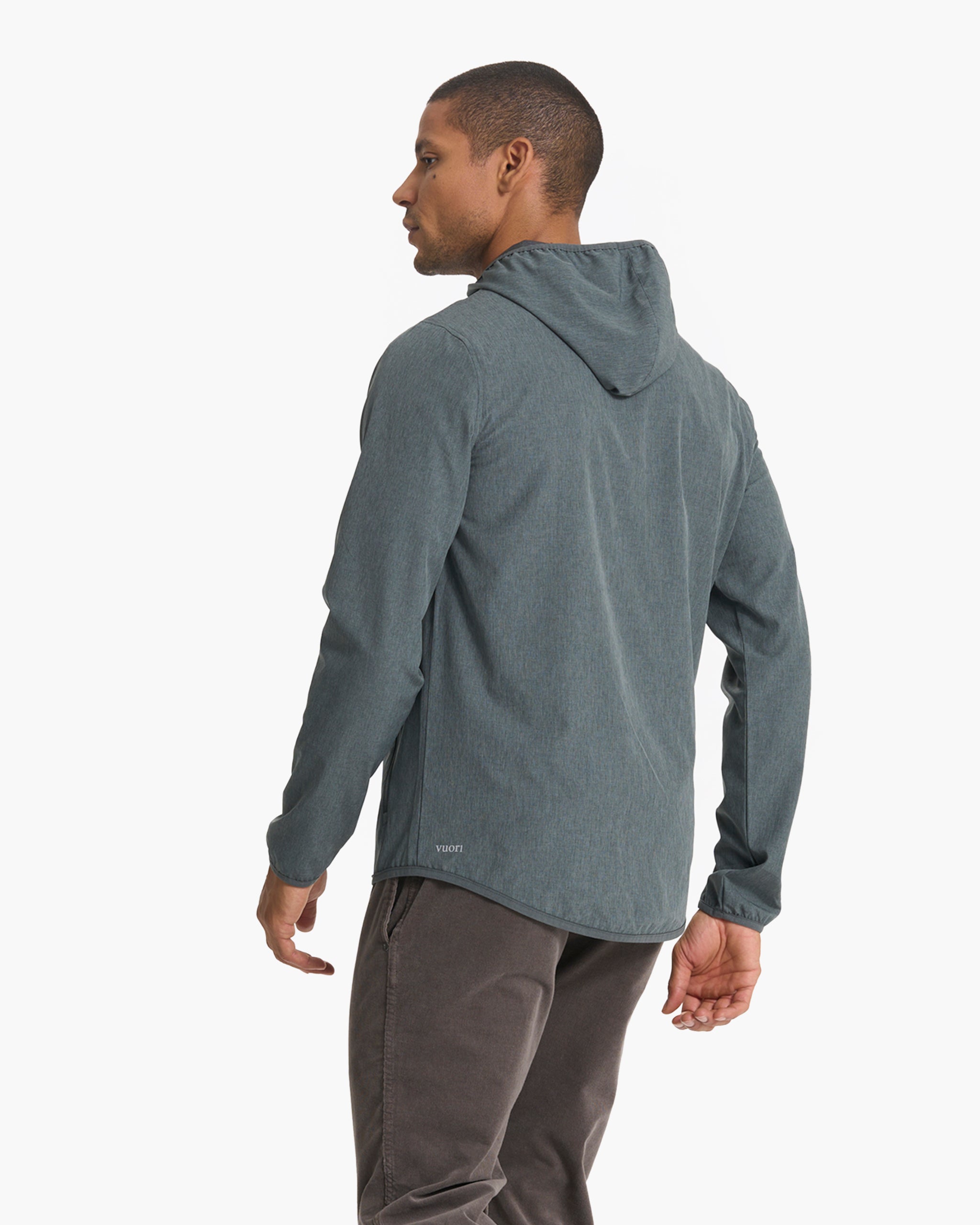 Outdoor Trainer Shell | Smoked Beryl Linen Texture