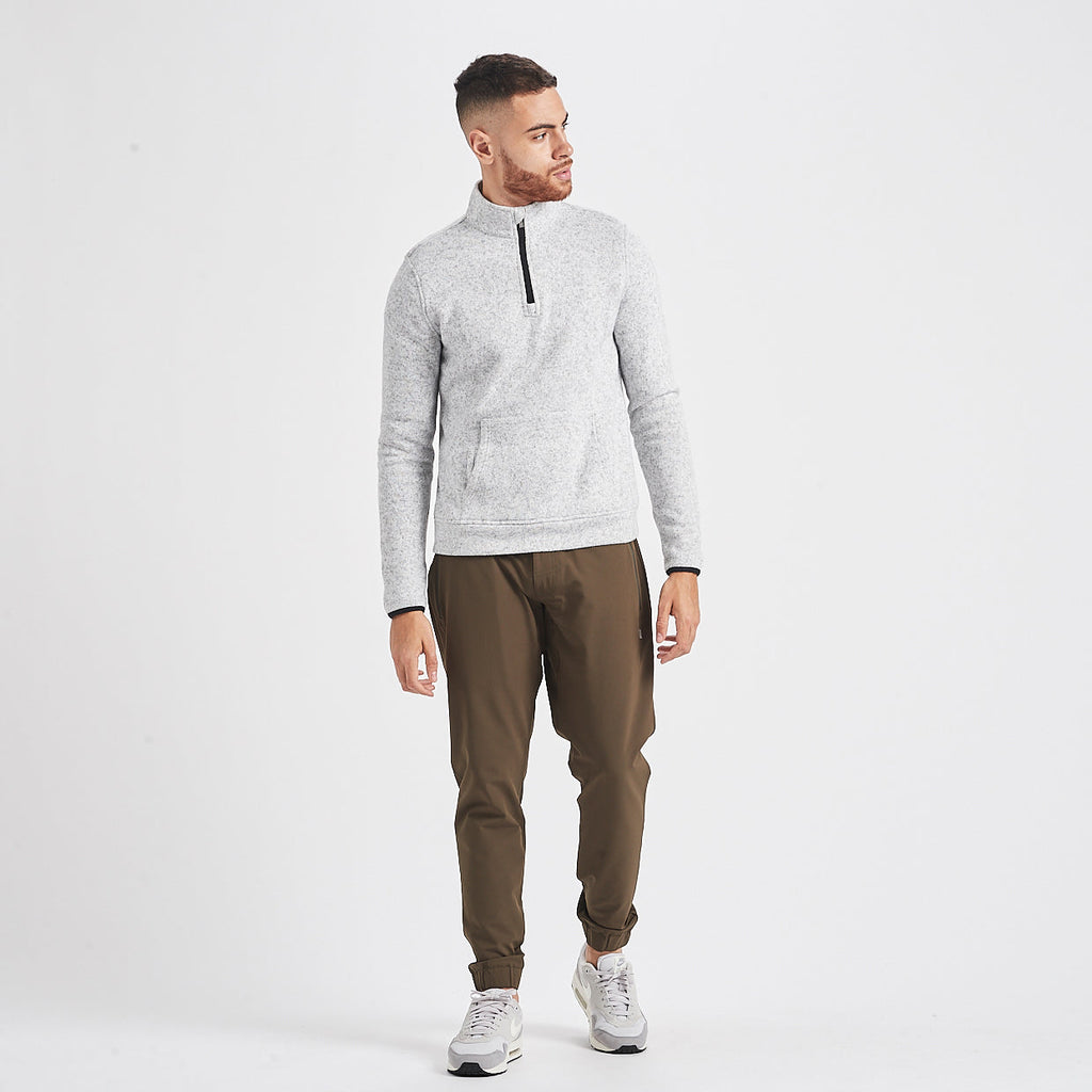 Durango Half Zip | Heather Grey