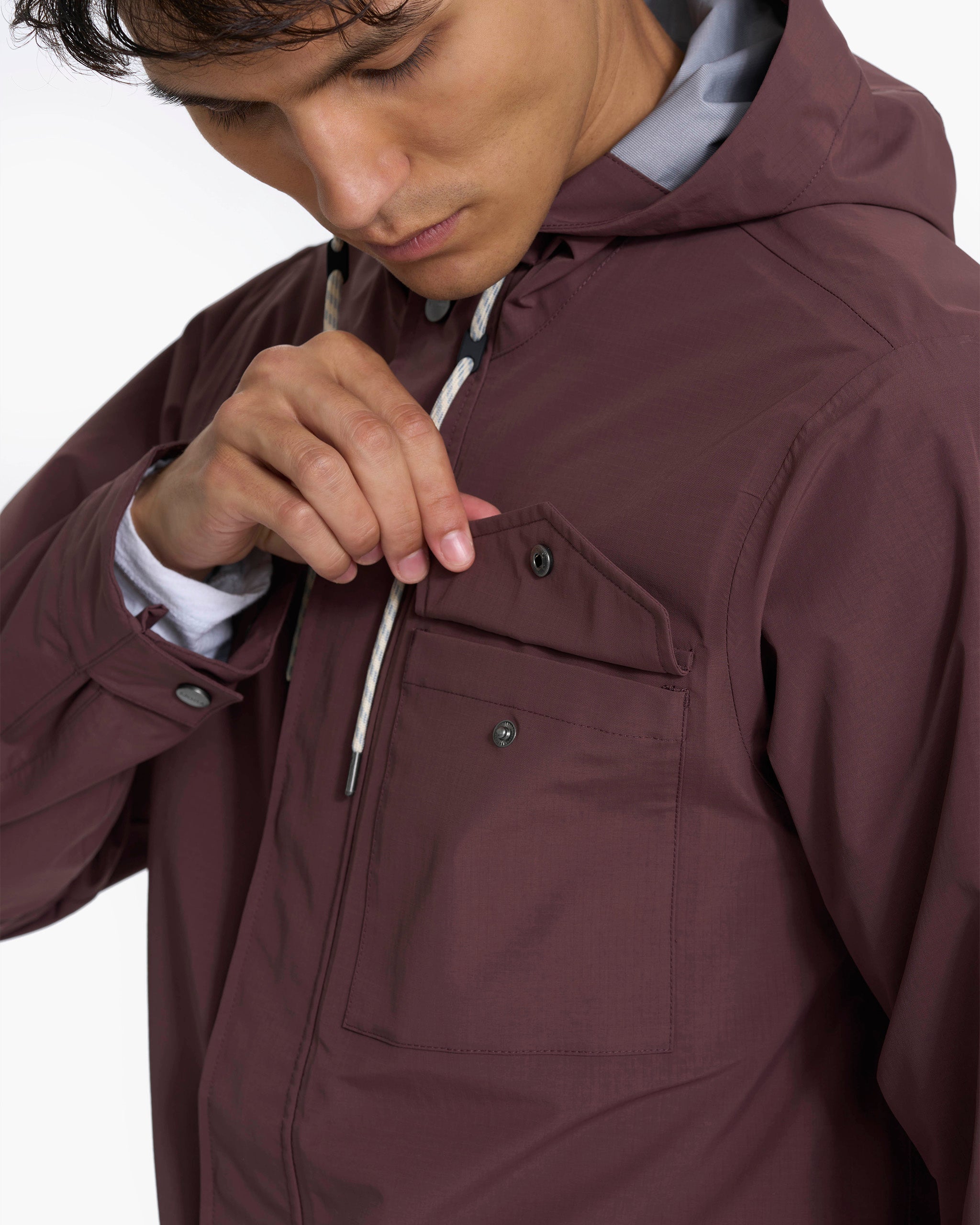 Palisades Rain Jacket | Chestnut
