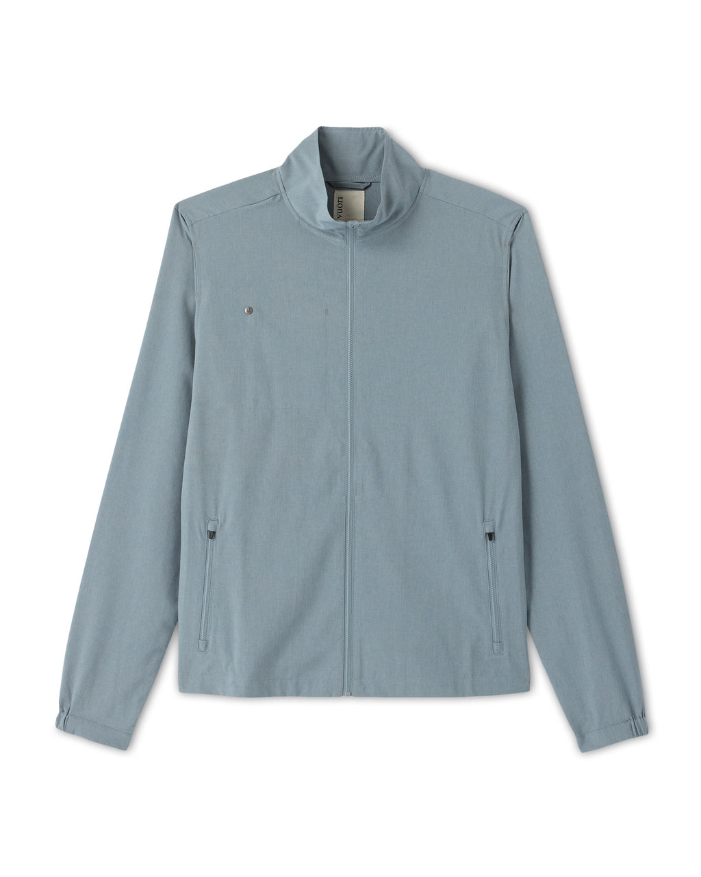 Venture Track Jacket | Dusty Blue Linen Texture