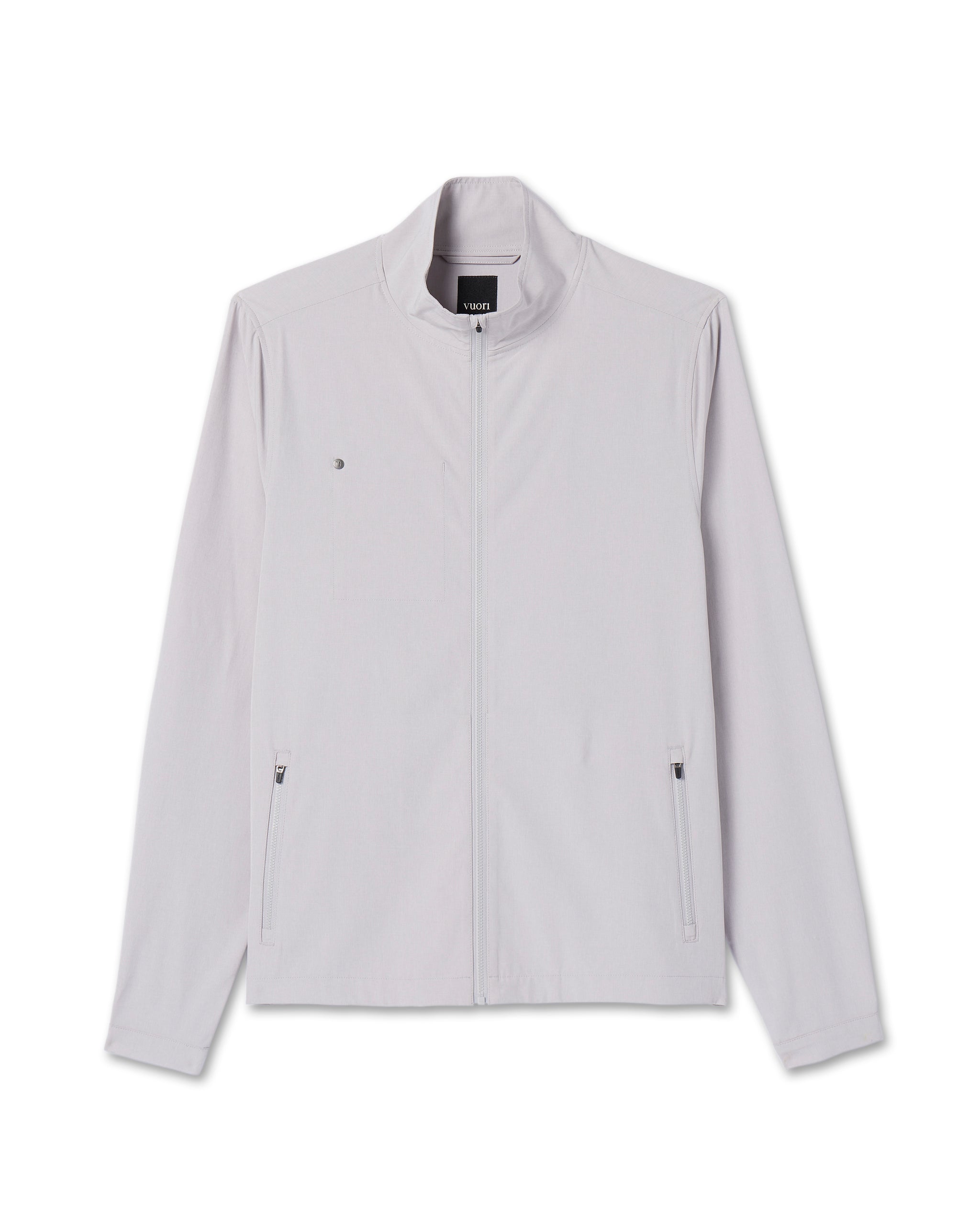 Venture Track Jacket | Platinum Linen Texture