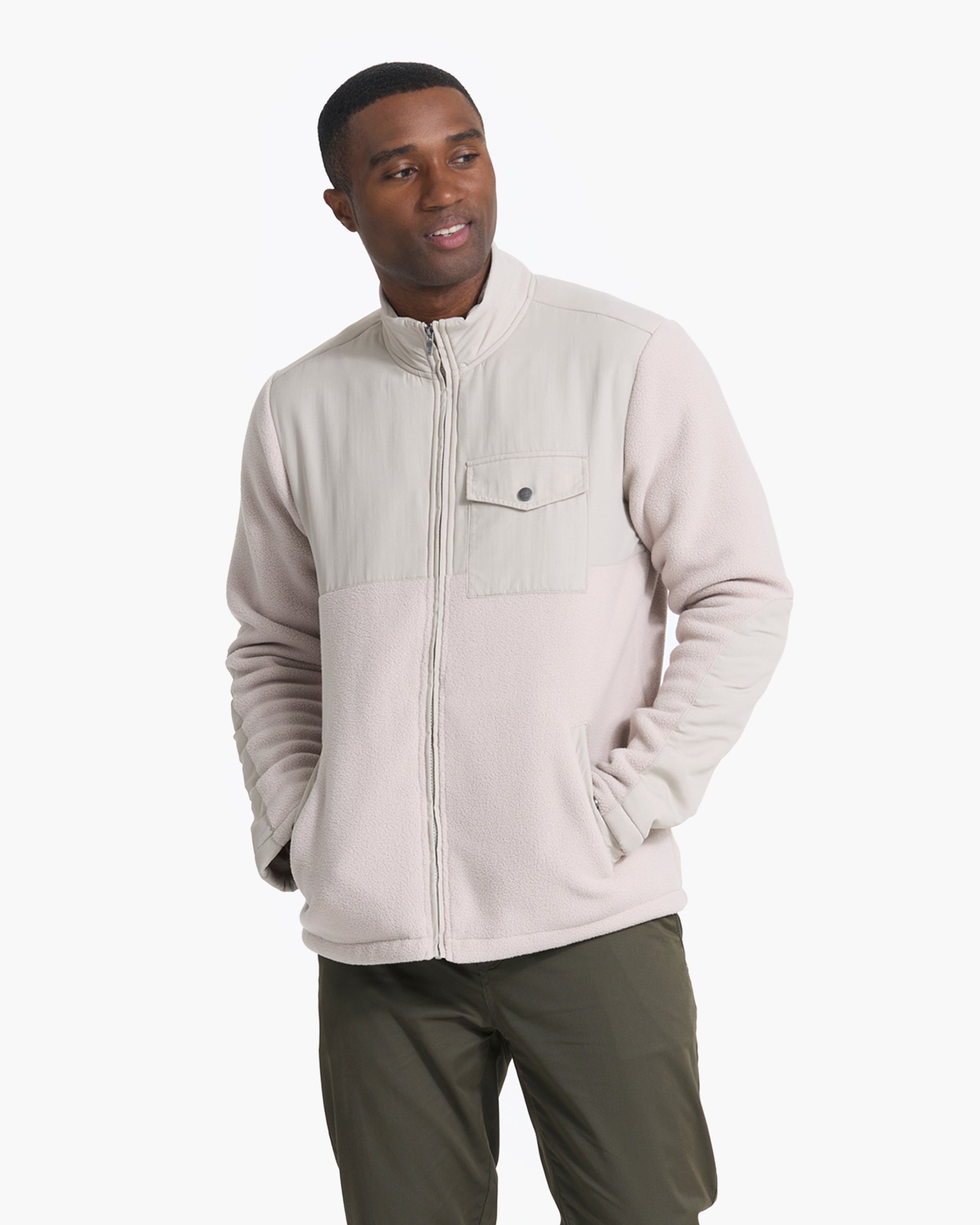 Morrow Sherpa Jacket | Dark Salt