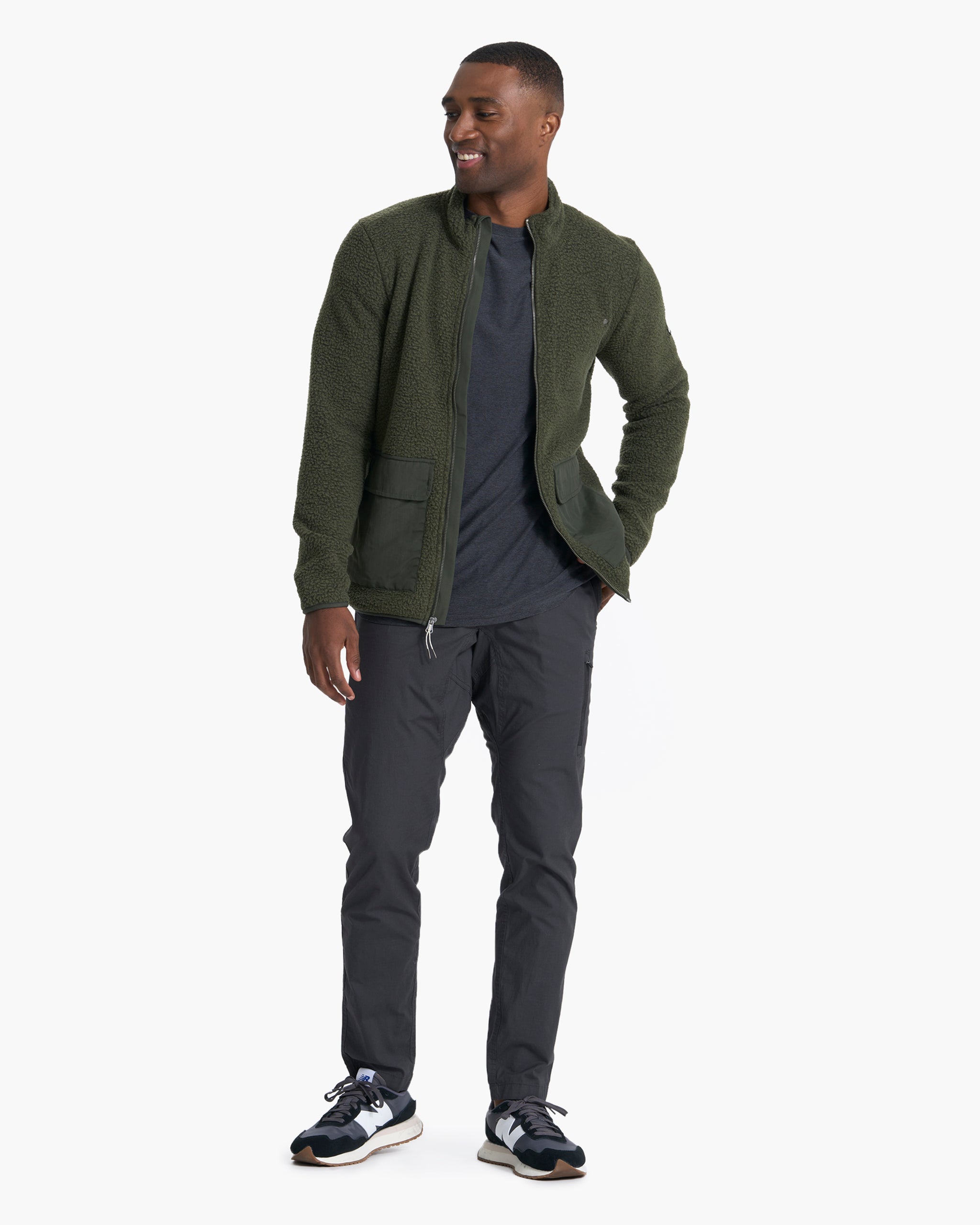 Idyllwild Sherpa Jacket | Forest