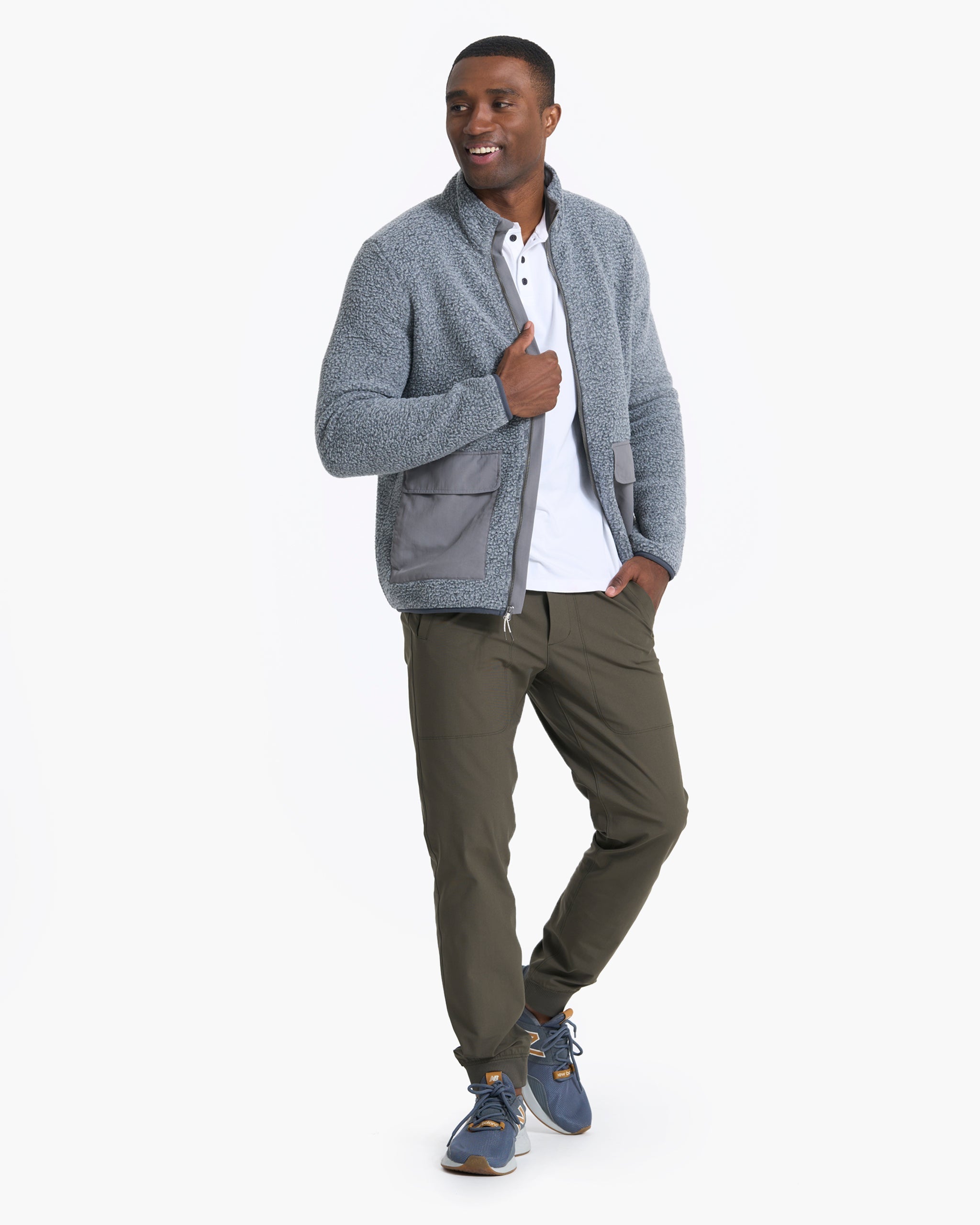 Idyllwild Sherpa Jacket | Heather Grey