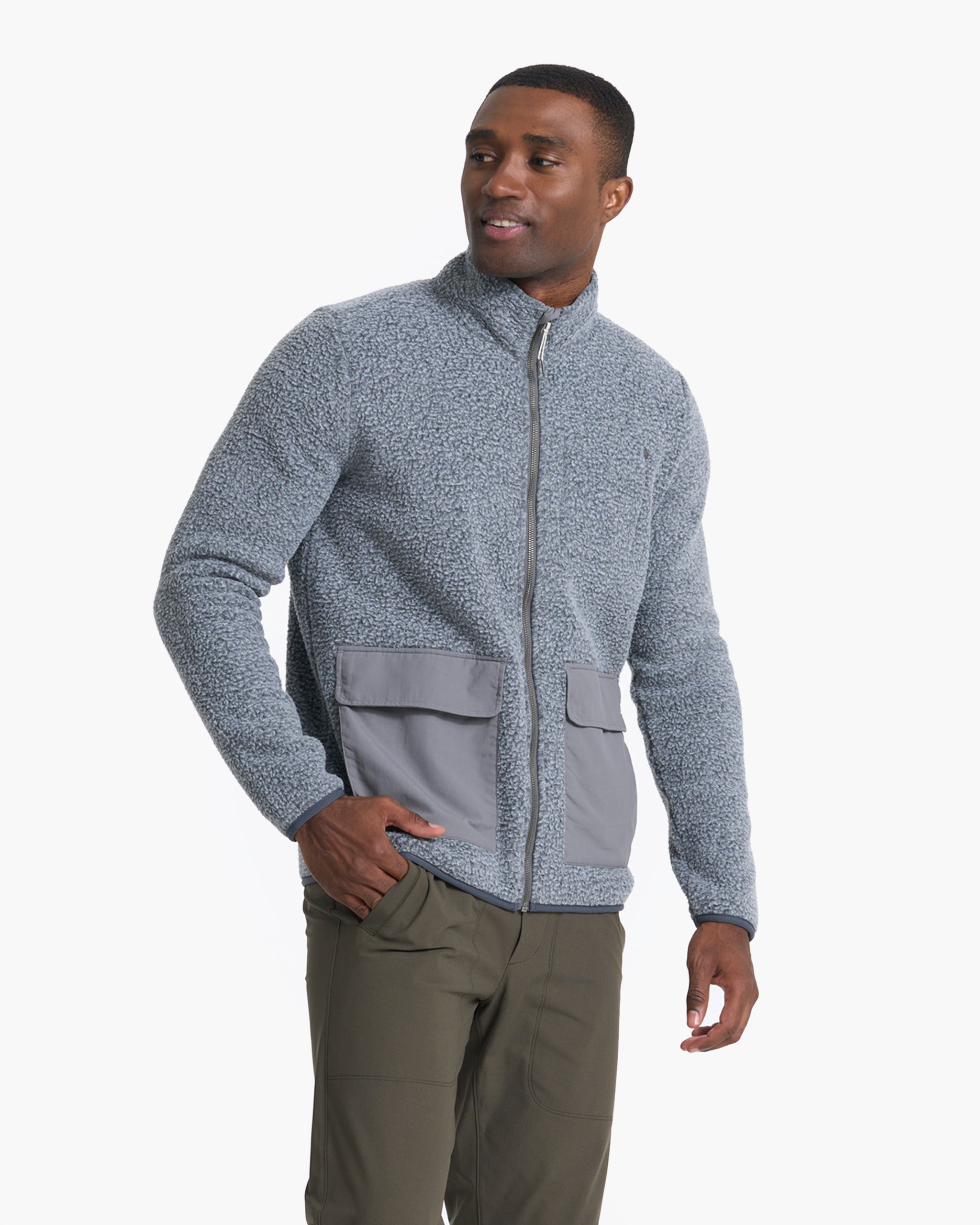 Idyllwild Sherpa Jacket | Heather Grey