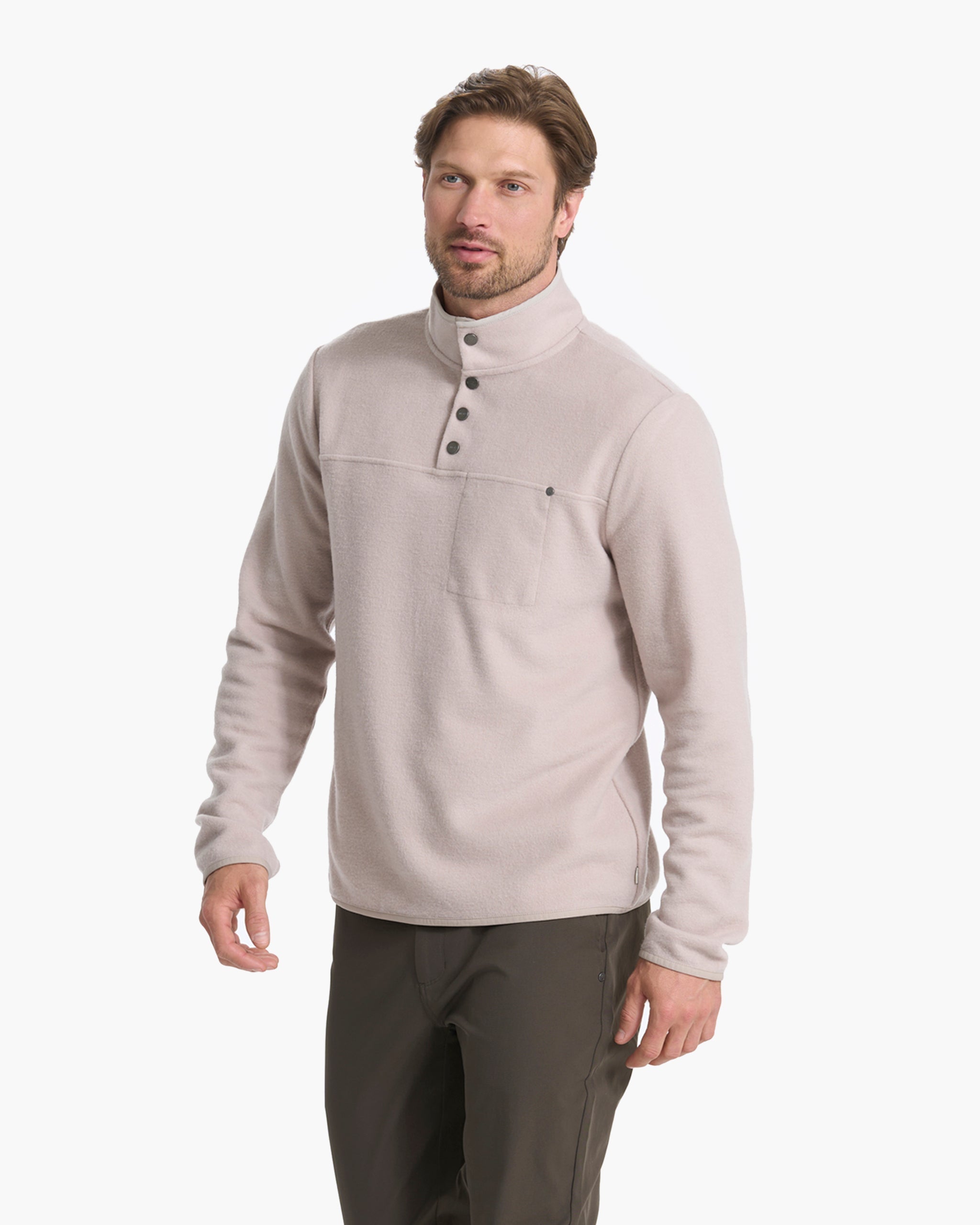 Venice Wool Pullover | Dark Salt Heather