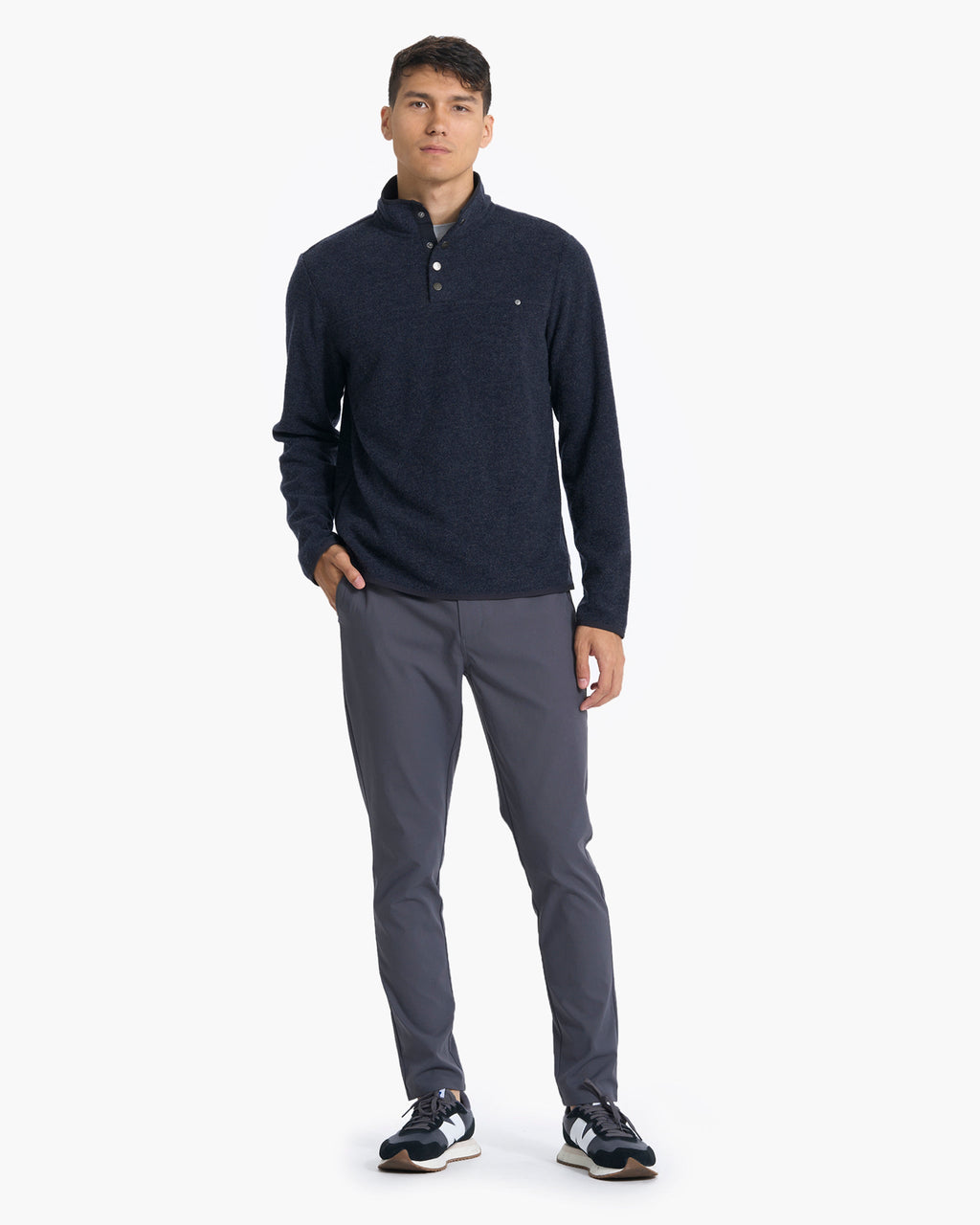 Venice Wool Pullover | Ink Heather