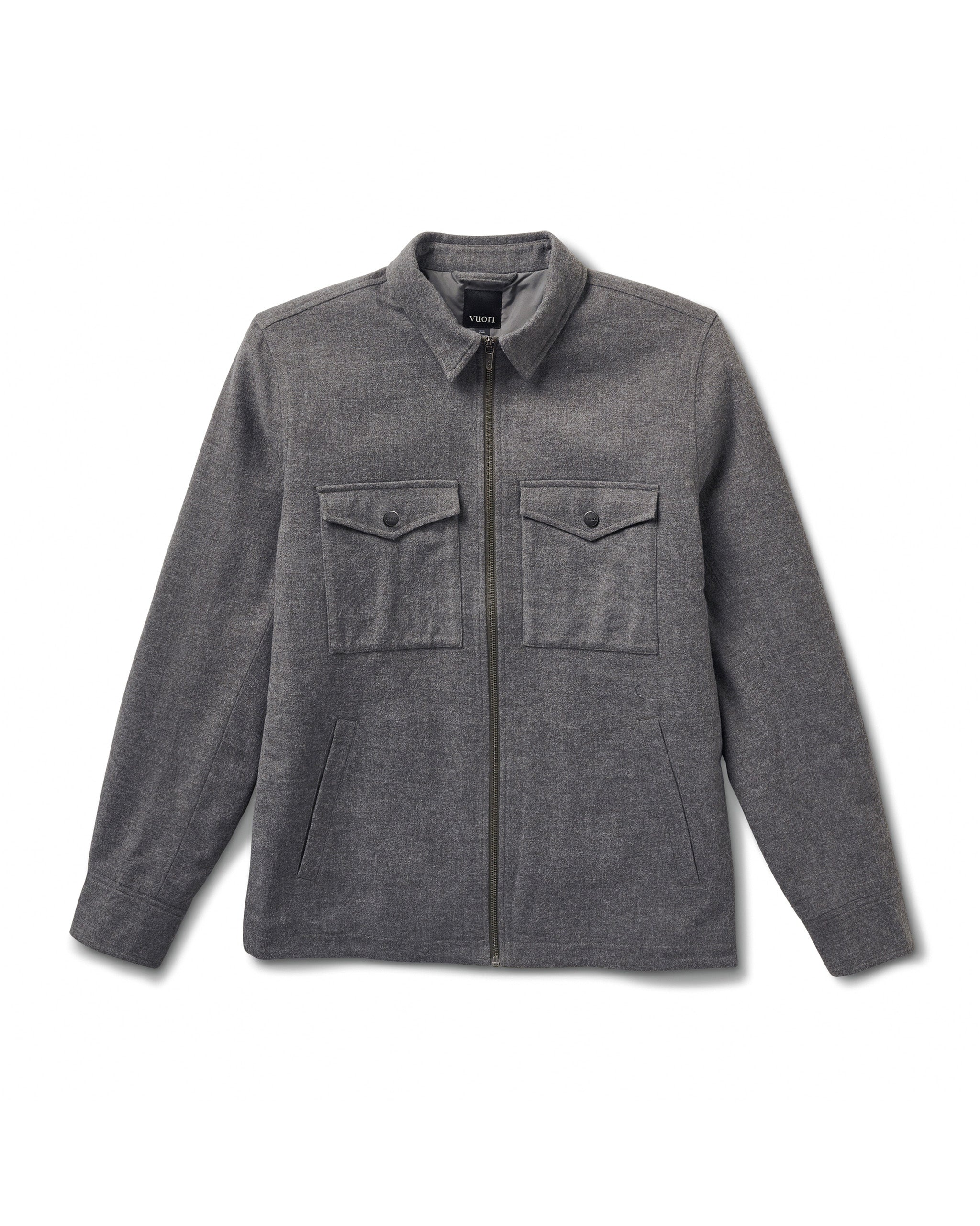Ridgeline Wool Jacket | Charcoal Heather