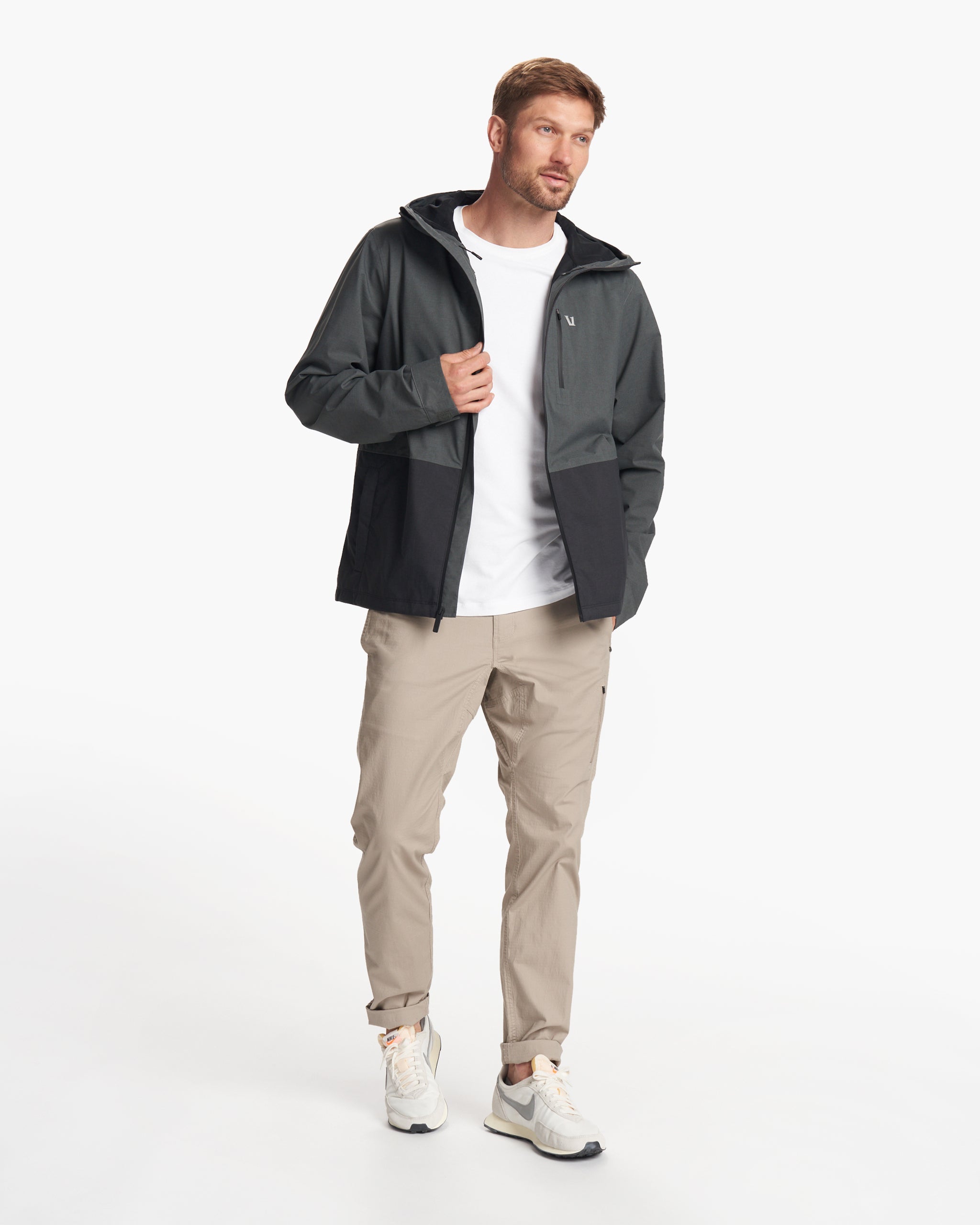 Oahu Rain Jacket | Shale