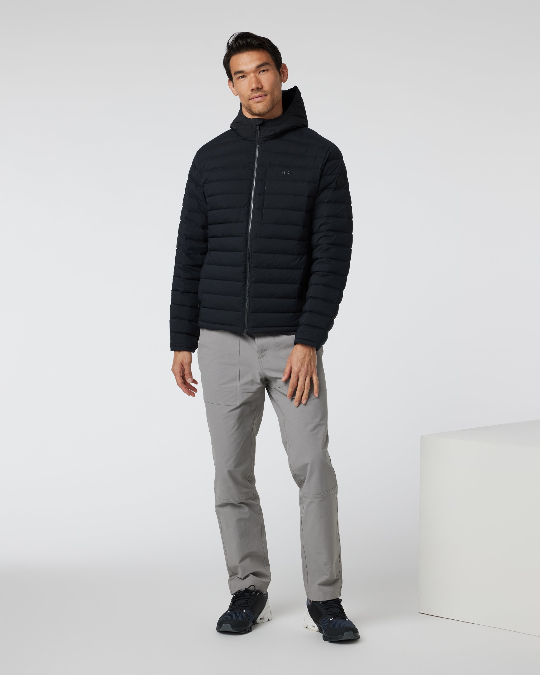 Steadfast Full Zip Hooded Jacket | Black