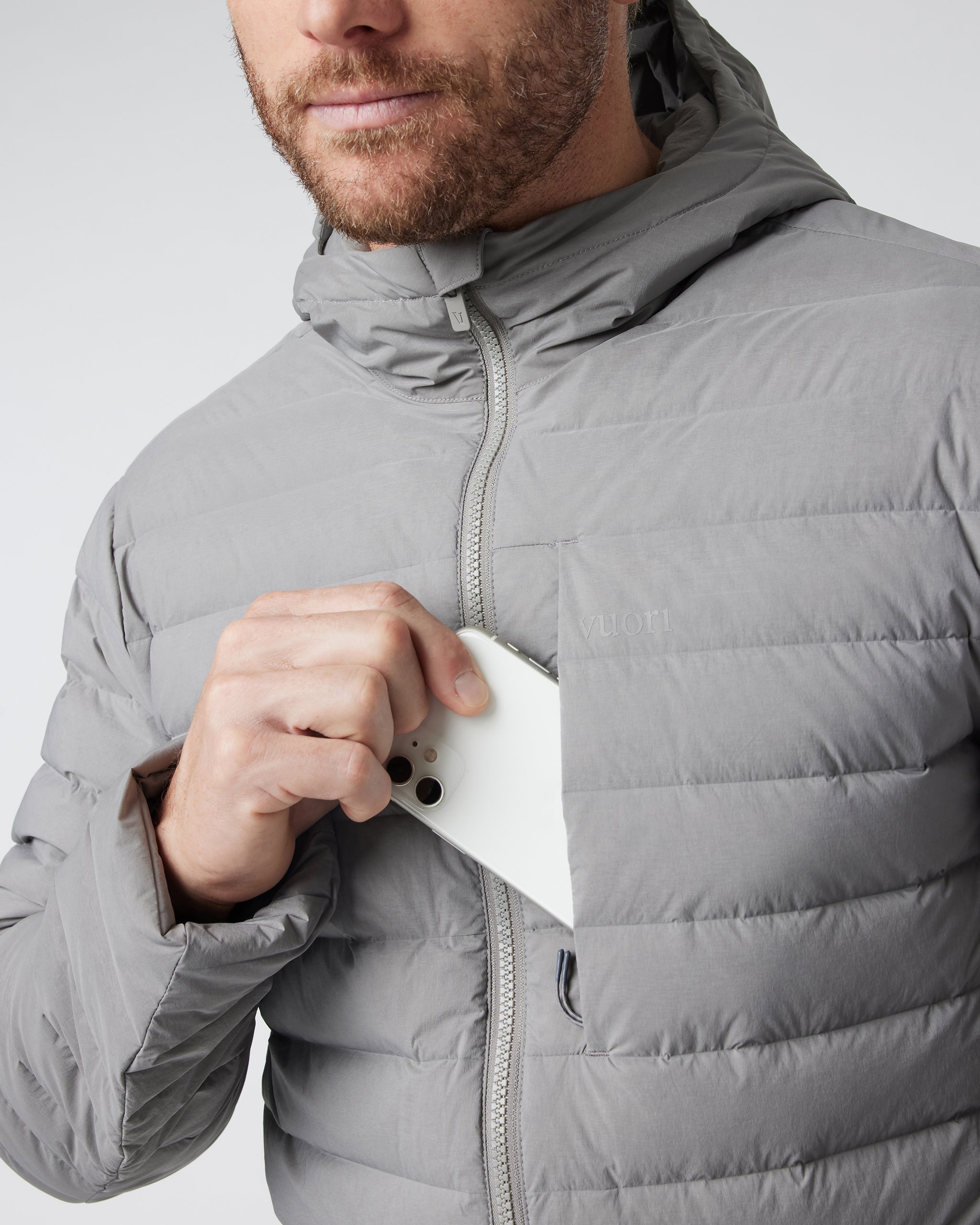 Steadfast Full Zip Hooded Jacket | Shiitake