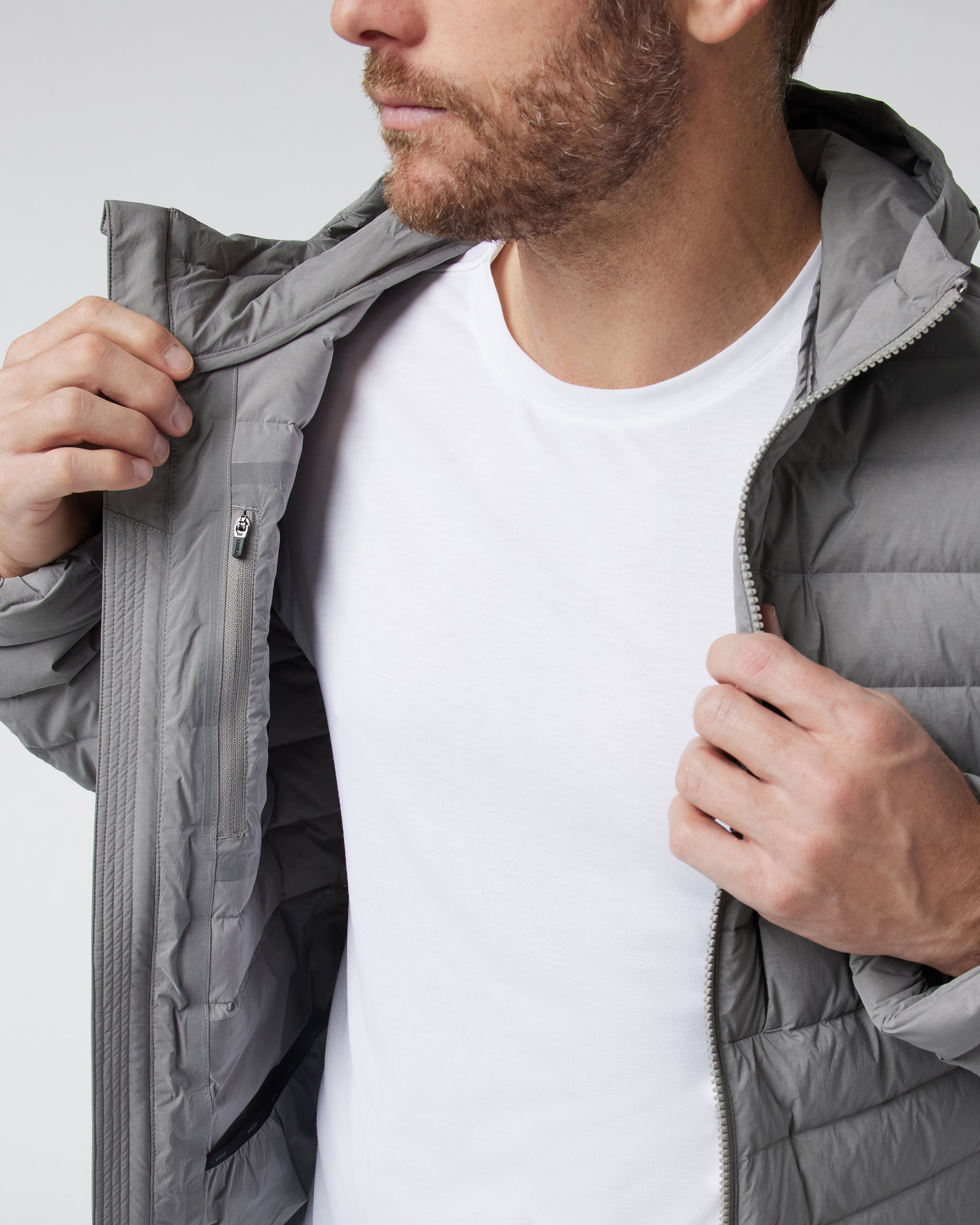 Steadfast Full Zip Hooded Jacket | Shiitake