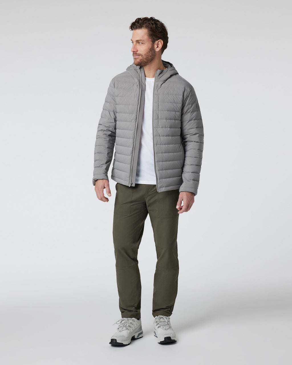 Steadfast Full Zip Hooded Jacket | Shiitake