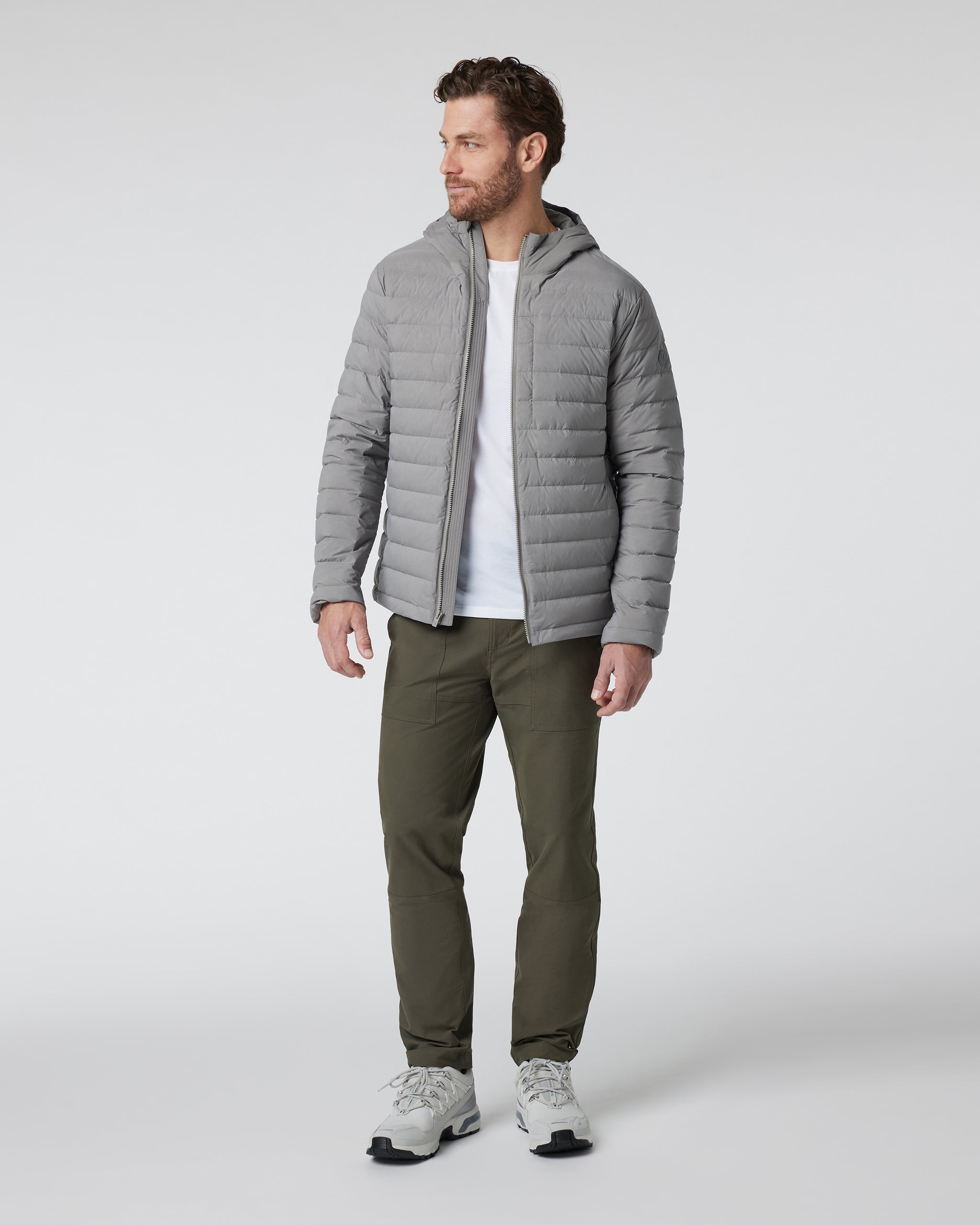 Steadfast Full Zip Hooded Jacket | Shiitake