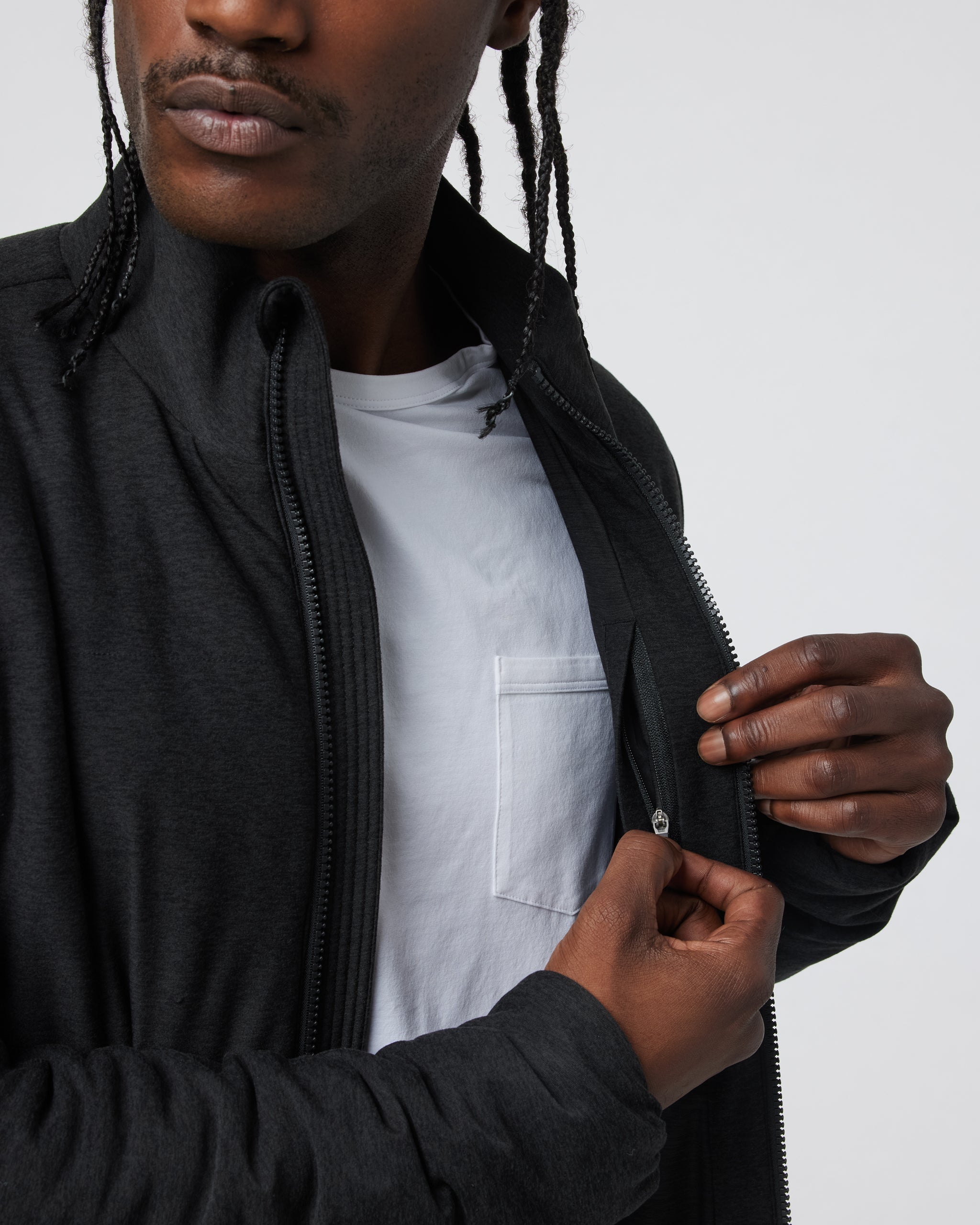 Ponto Insulated Jacket | Black Heather