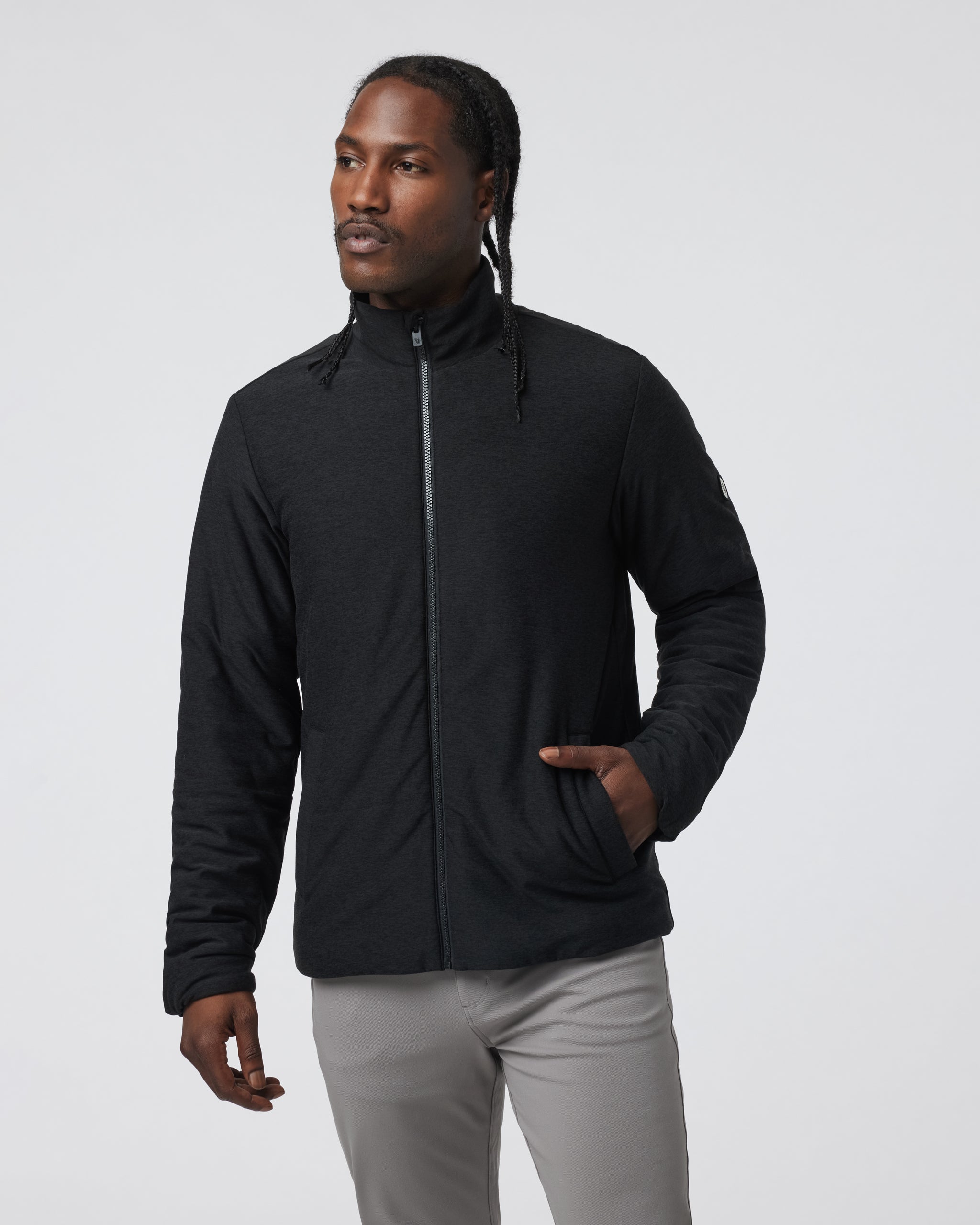 Ponto Insulated Jacket | Black Heather