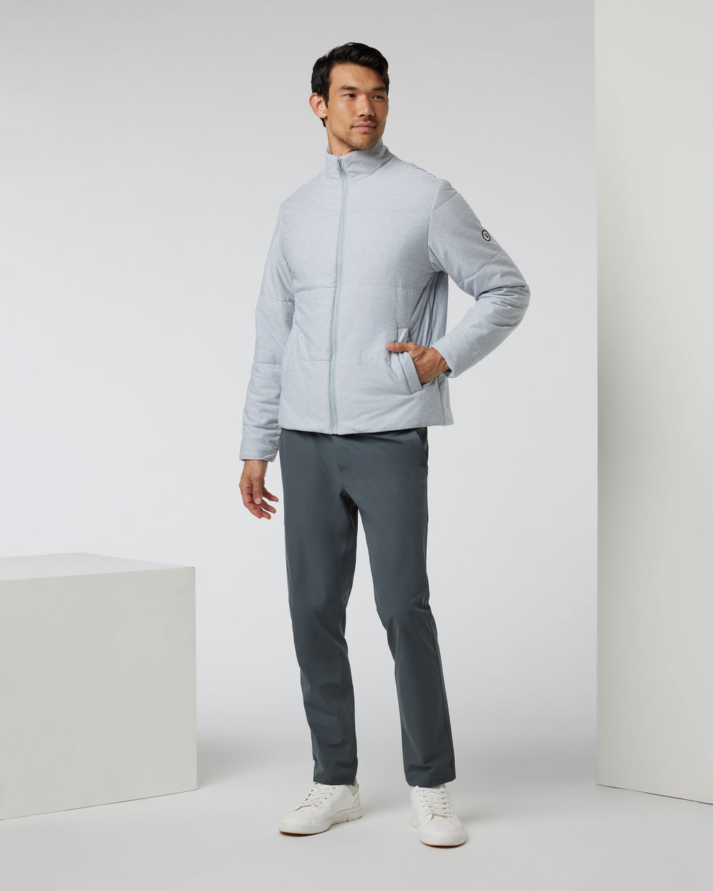 Ponto Insulated Jacket | Platinum Heather