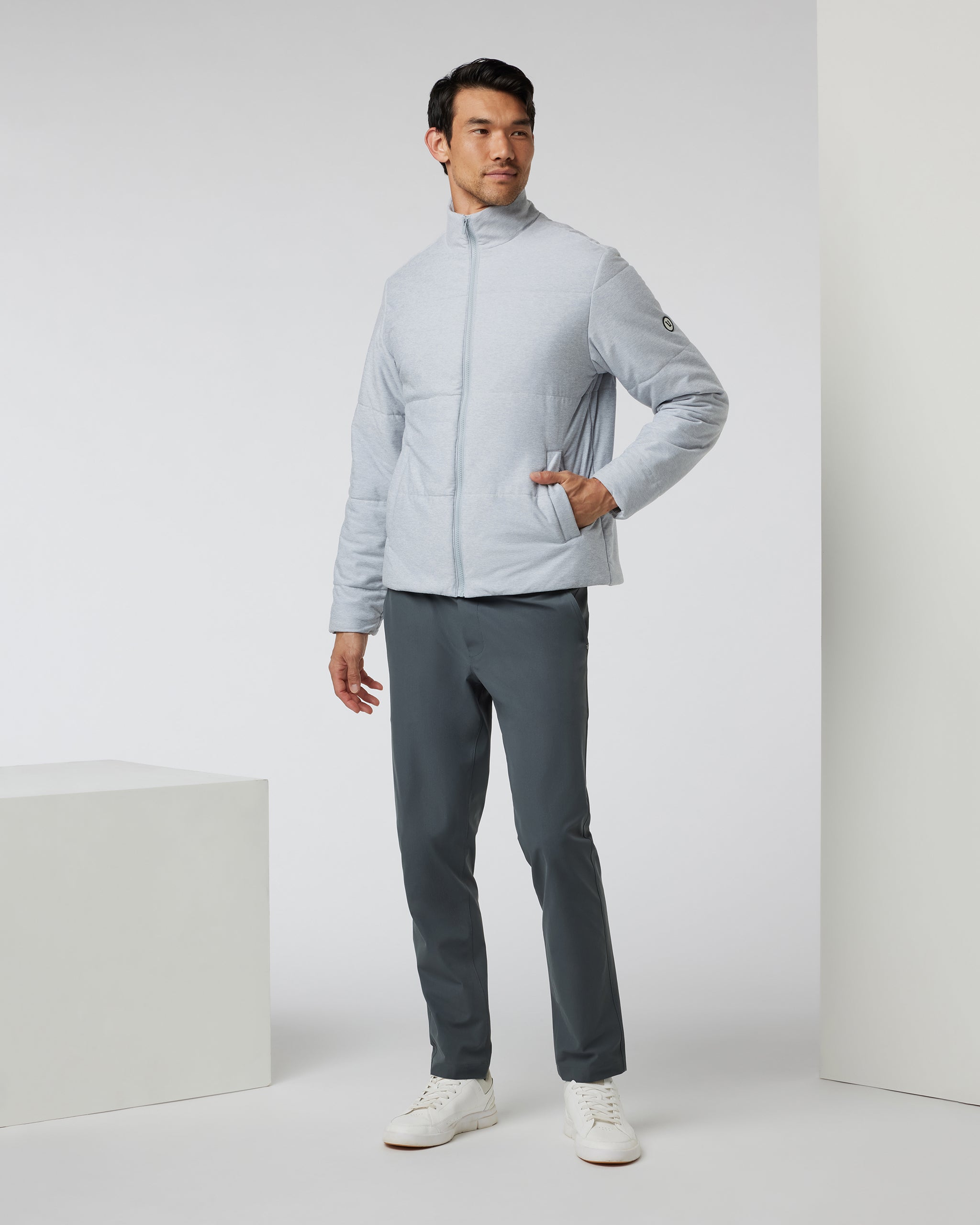 Ponto Insulated Jacket | Platinum Heather