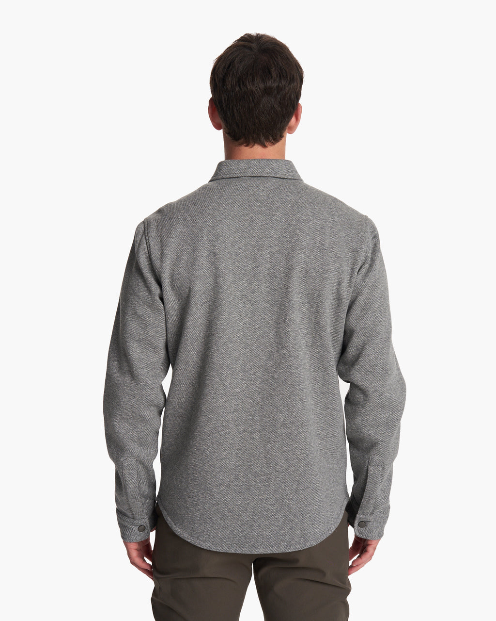 Del Mar Fleece Shirt Jacket | Heather Grey