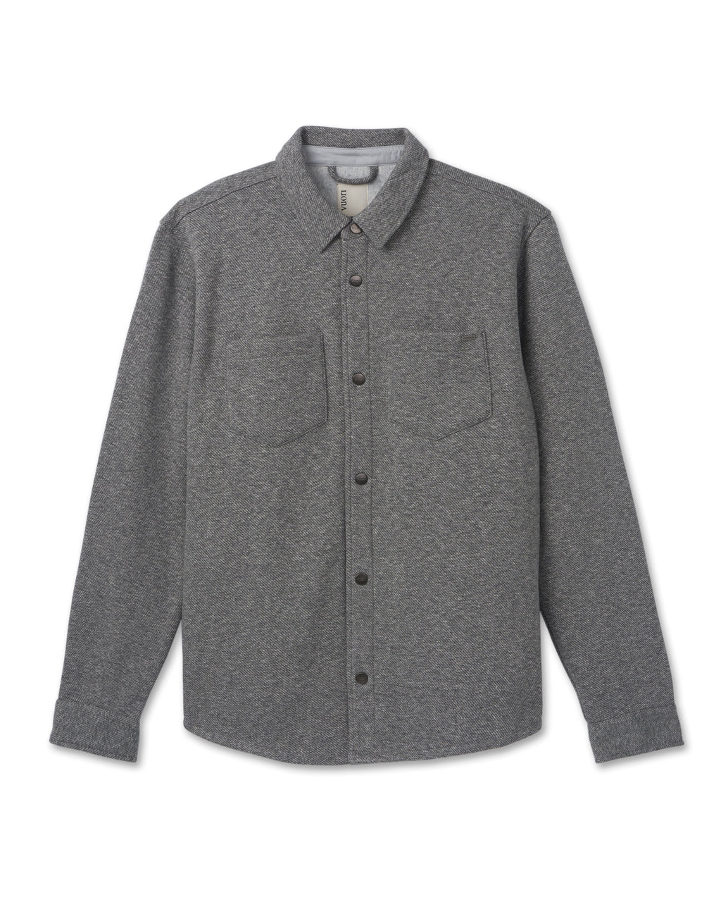 Del Mar Fleece Shirt Jacket | Heather Grey