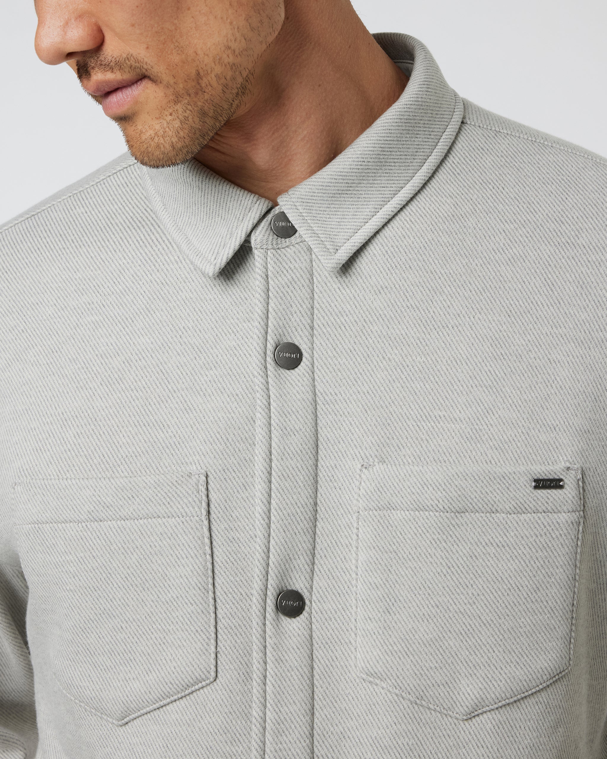 Del Mar Fleece Shirt Jacket | Vapor Heather