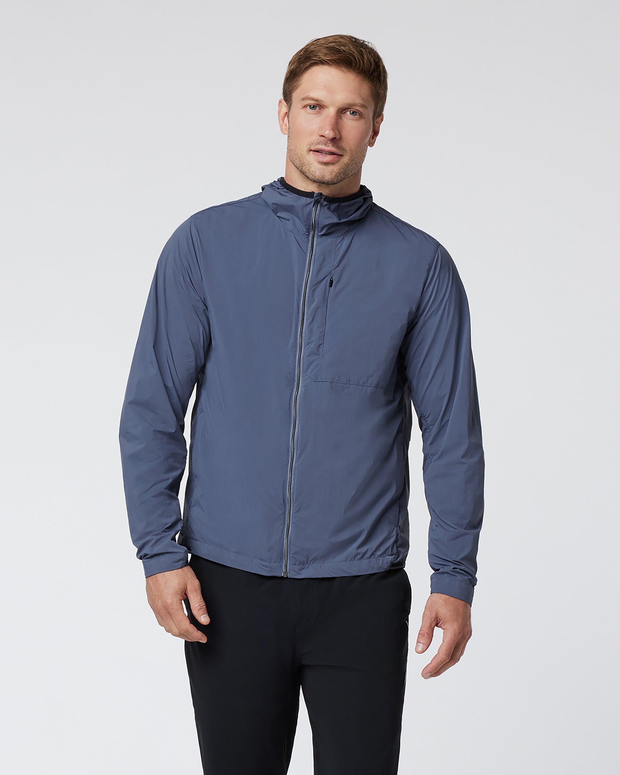 Ronan Packable Jacket | Azure